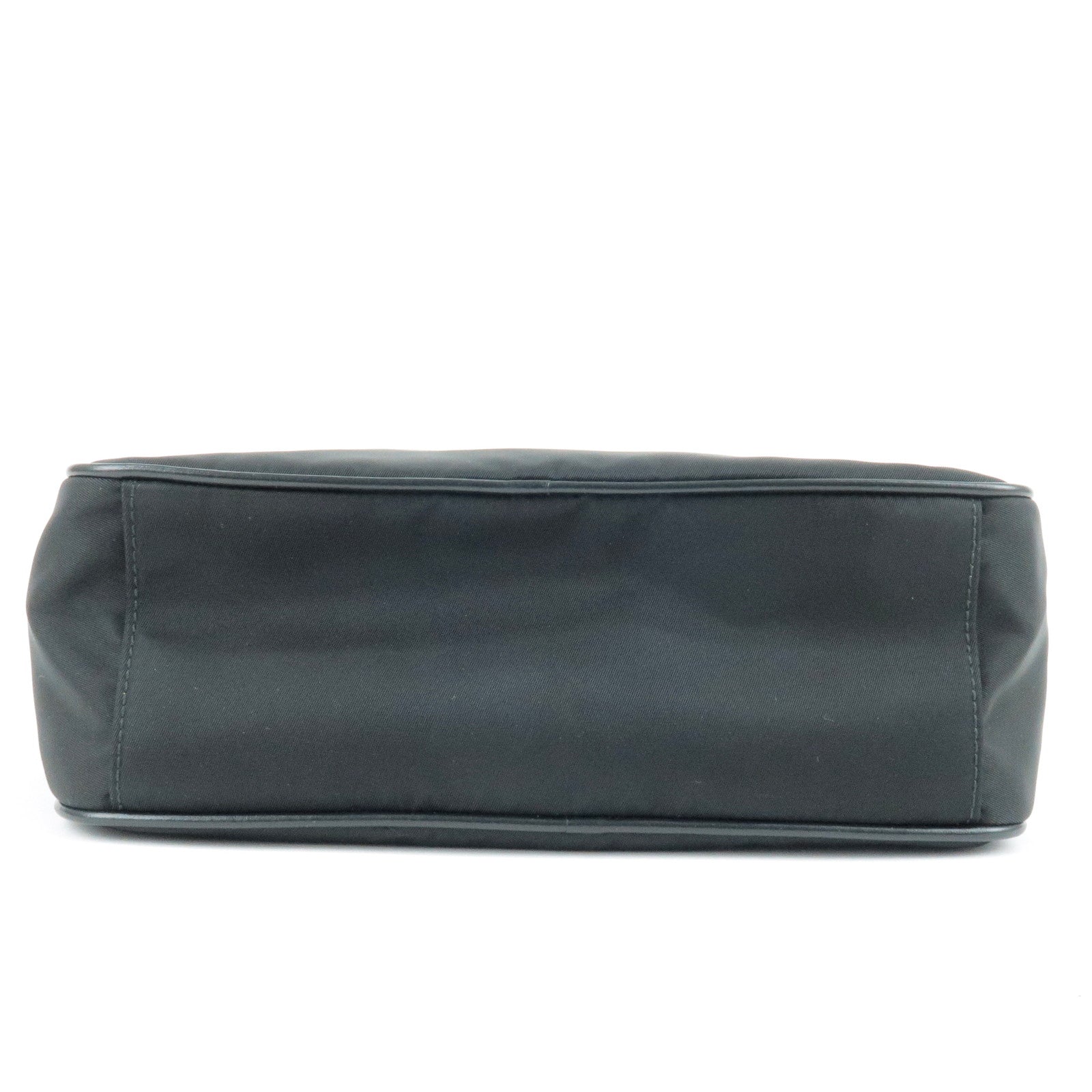 Prada Prada Logo Nylon Leather Shoulder Bag Nero Black 1Bh089 35680 2