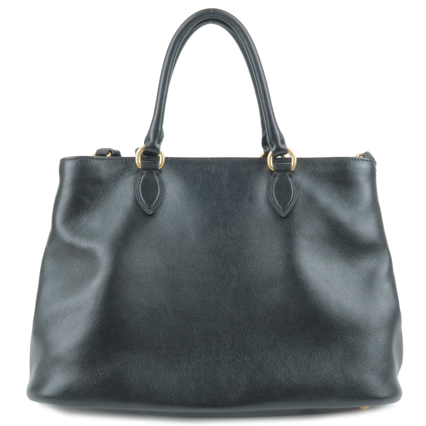 Prada Prada Leather 2Way Hand Bag Shoulder Bag Nero 1Ba579 35728 7