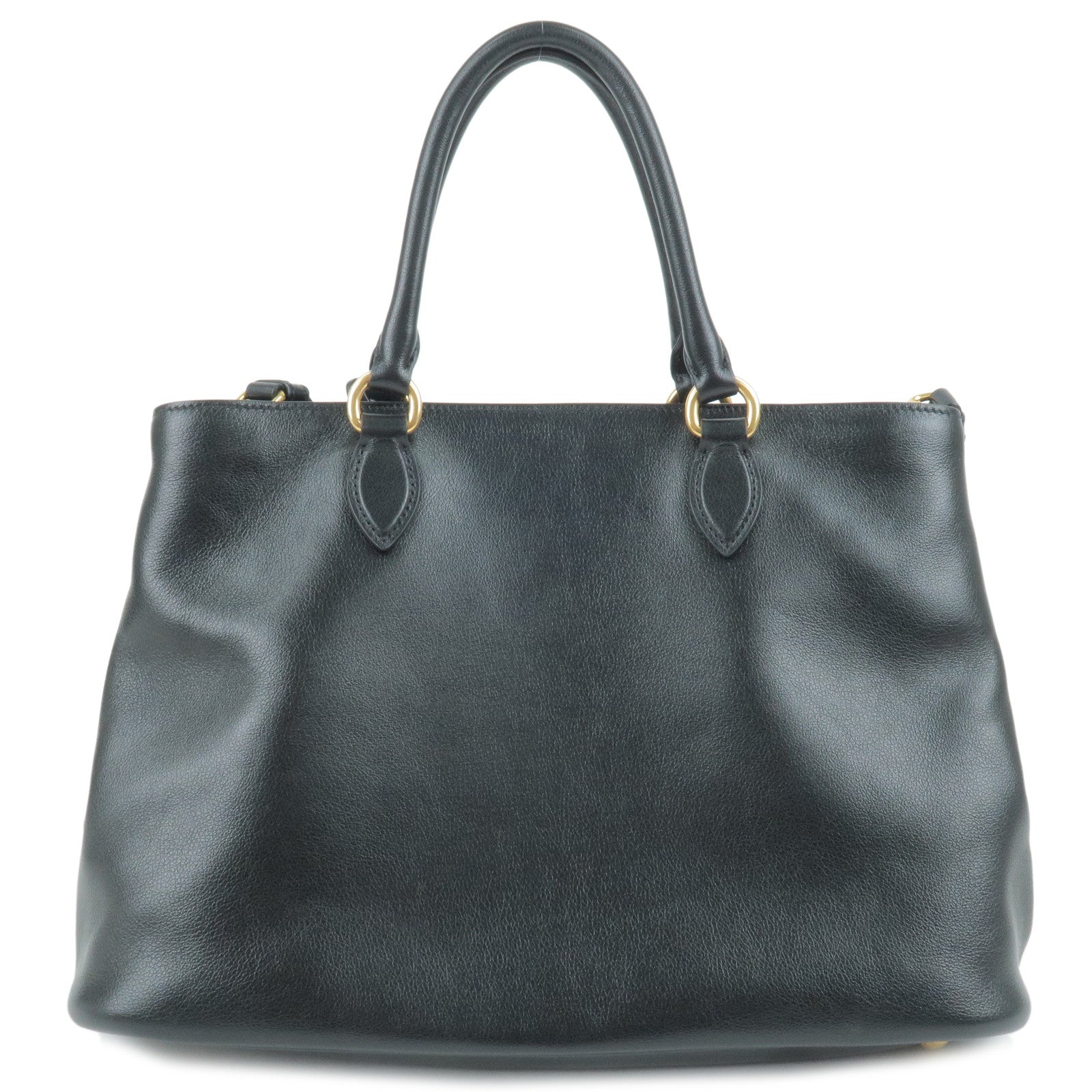 Prada Prada Leather 2Way Hand Bag Shoulder Bag Nero 1Ba579 35728 7