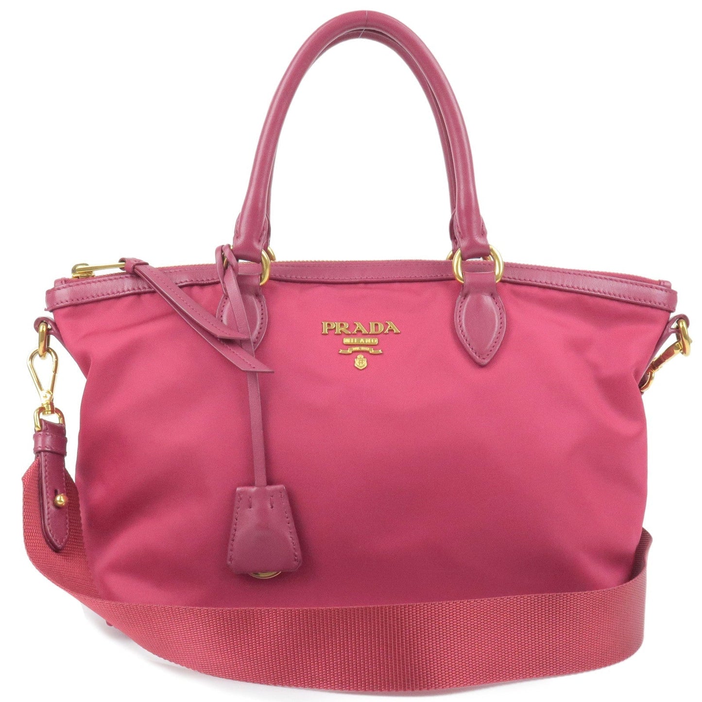 Prada Prada Nylon Leather 2Way Bag Hand Bag Shoulder Shoulder Bag
