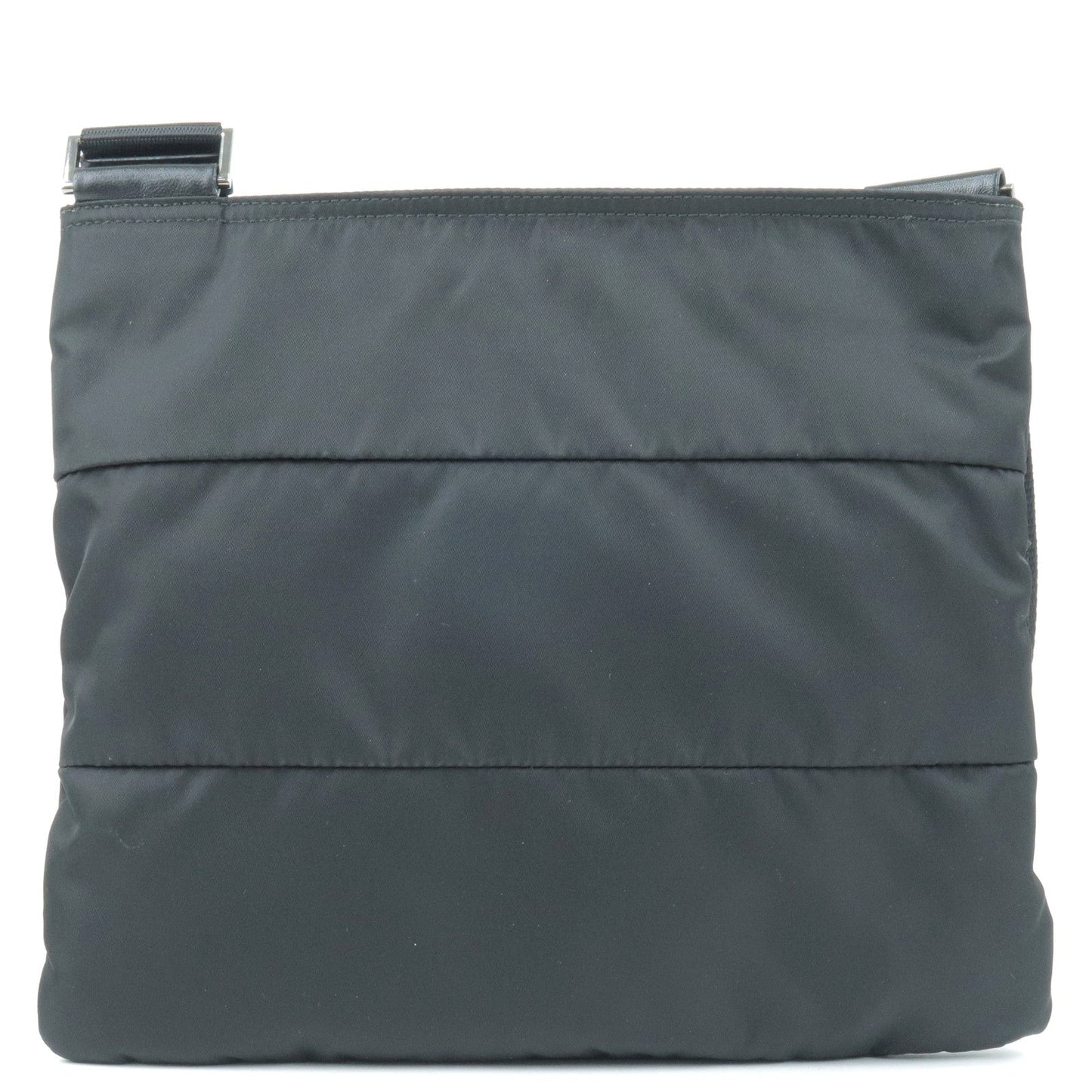 Prada Prada Logo Nylon Leather Shoulder Bag Nero Black Bt0741 35793 2