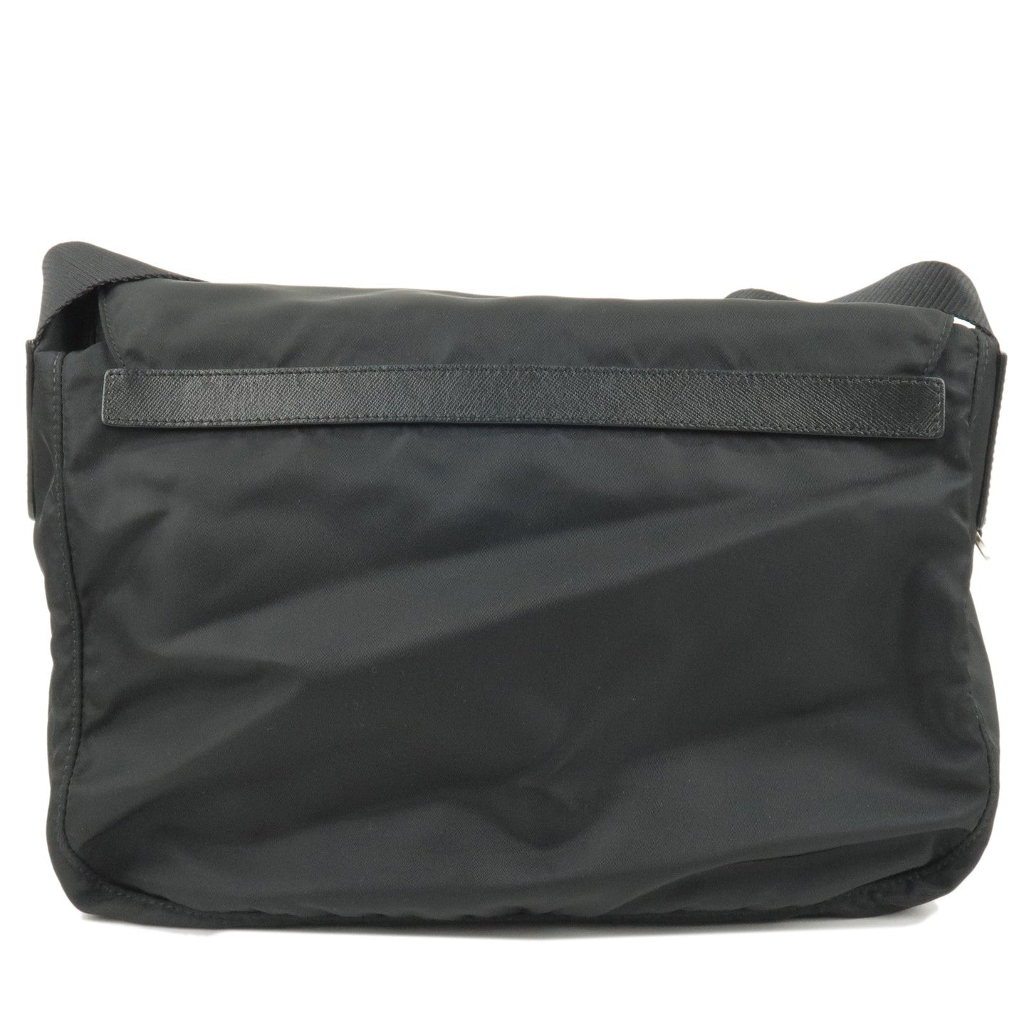 Prada Prada Logo Nylon Leather Shoulder Bag Nero Black Bt6671 35887 8