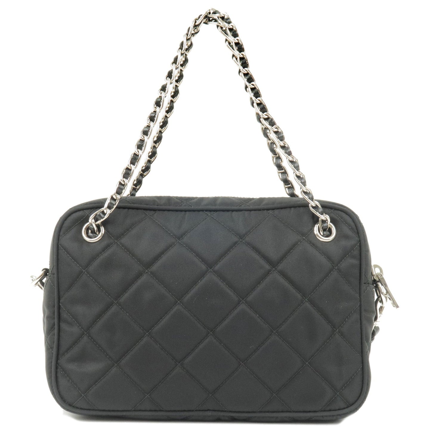 Prada Prada Logo Nylon Leather 2Way Bag Hand Bag Travel Bag 1Bh910 35896 12