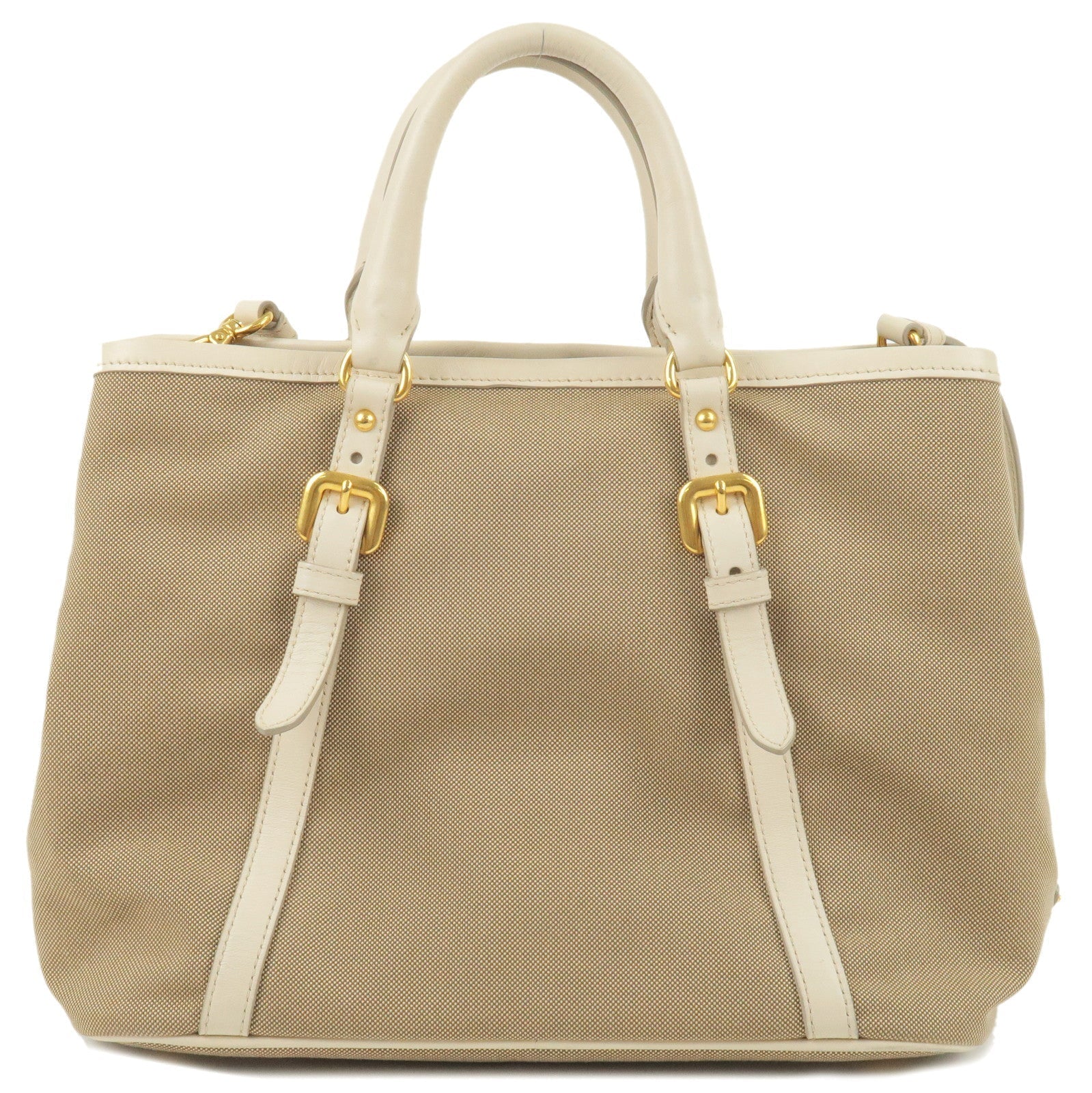 Prada Prada Logo Jacquard Leather 2Way Bag Hand Bag Travel Bag Bn1841 35896 13