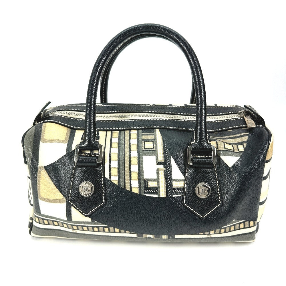 Chanel Boston Duffel PVC Central station Black Travel Bag