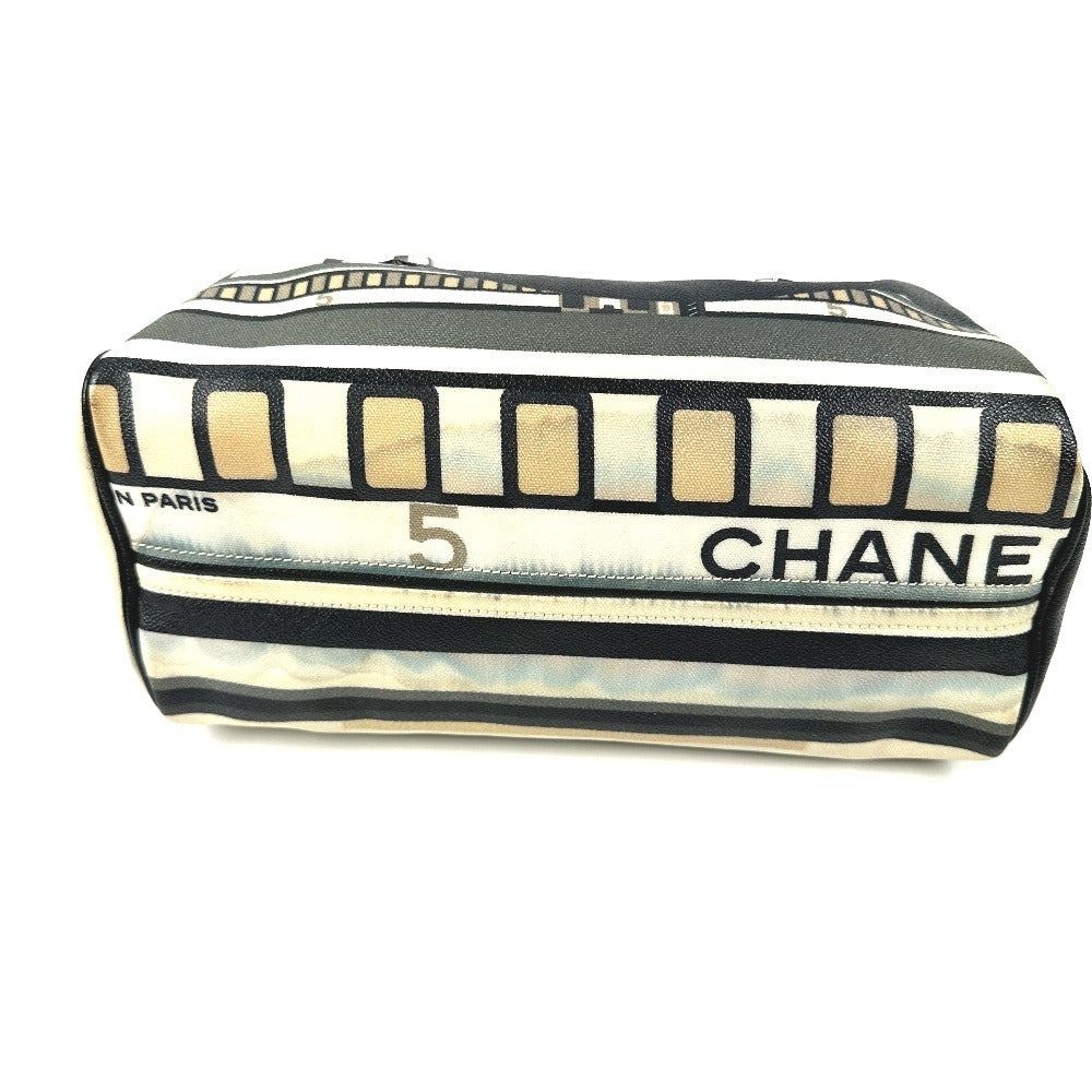 Chanel Boston Duffel PVC Central station Black Travel Bag