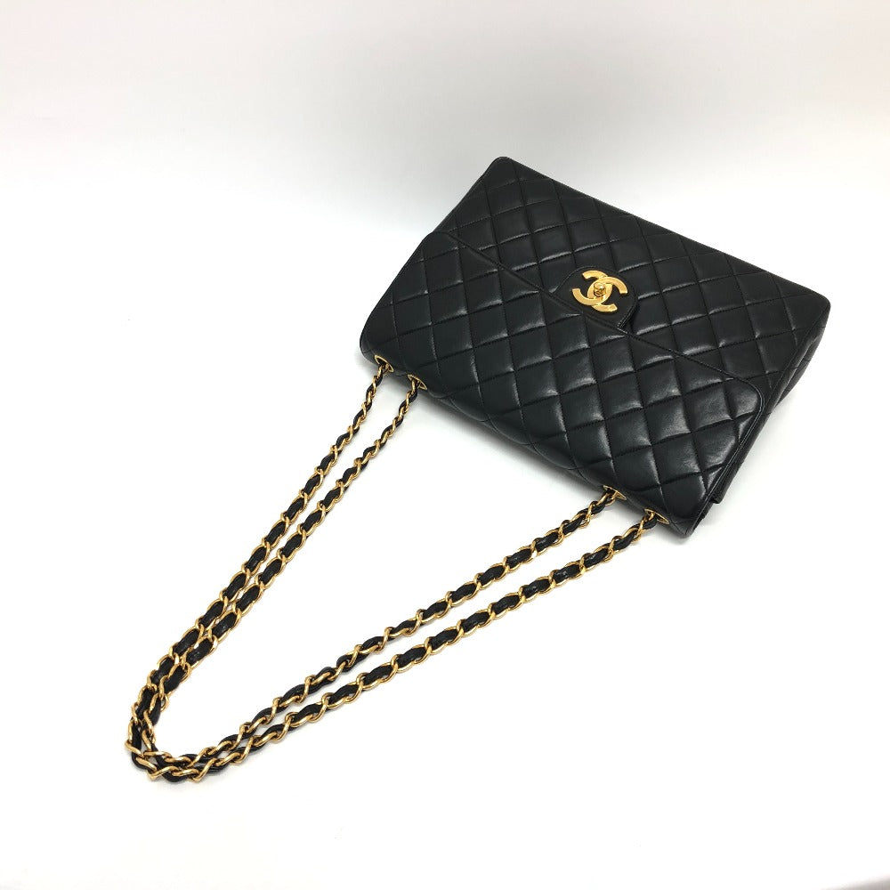 Chanel lambskin Matrasse 30 Black Shoulder Bag