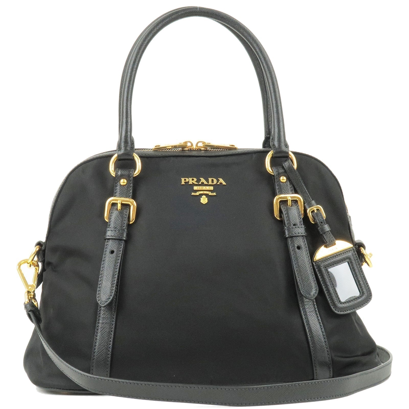 Prada Prada Logo Nylon Leather 2Way Bag Shoudler Bag Travel Bag