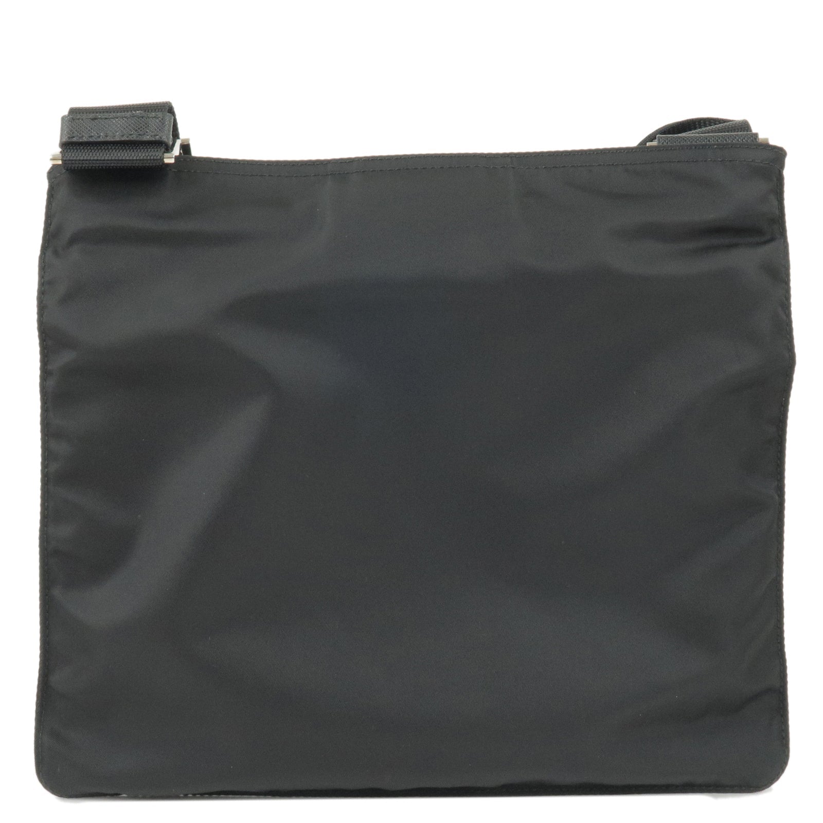 Prada Prada Logo Nylon Leather Shoulder Bag Crossbody Bag Black 35937 12