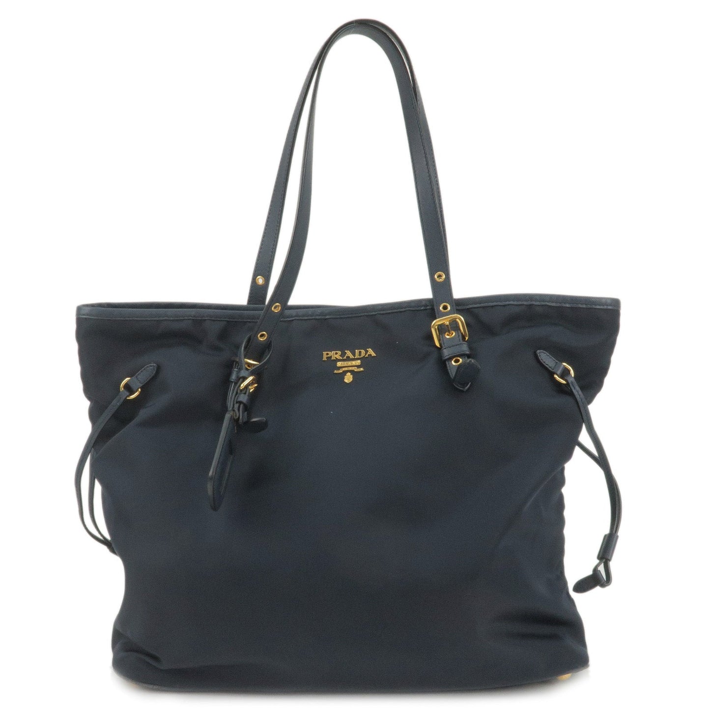 Prada Prada Logo Nylon Leather Tote Bag Shoulder Bag Br4997 35992 14