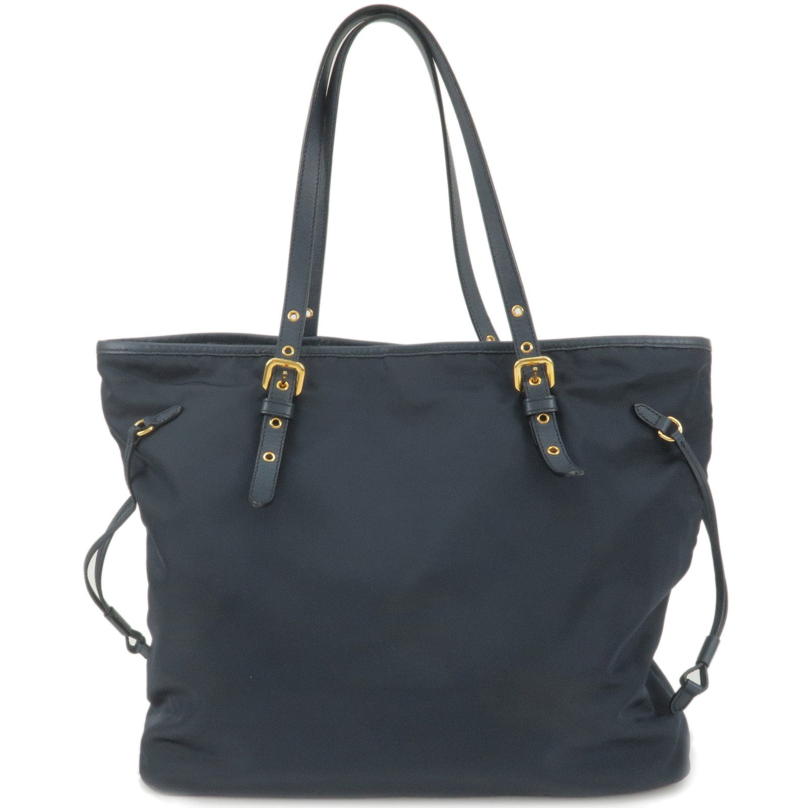 Prada Prada Logo Nylon Leather Tote Bag Shoulder Bag Br4997 35992 14
