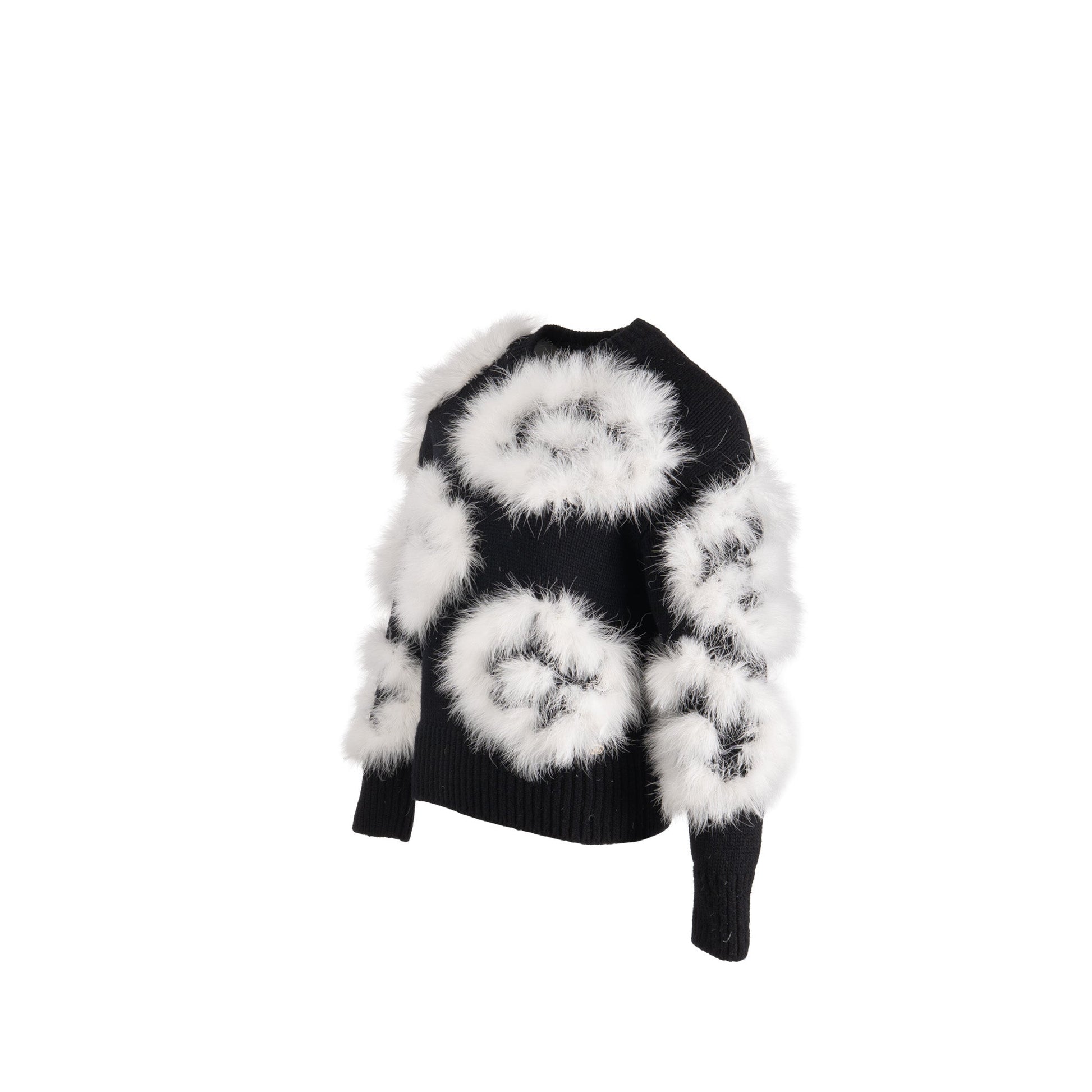 Chanel ite Black White Handbag Chanel e