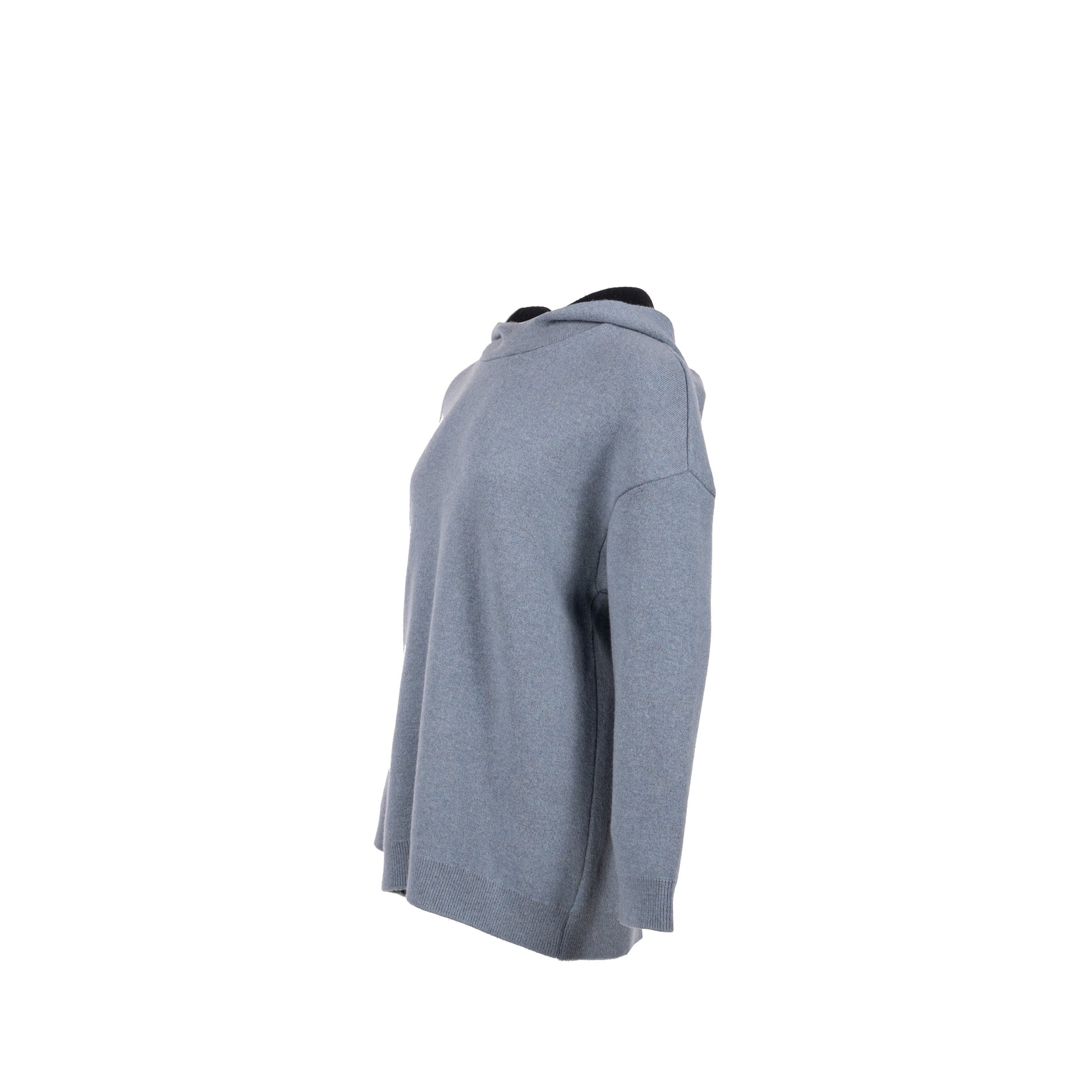Dior Size J'A ' Hooded Sweater With Rear Black Blue Travel Bag