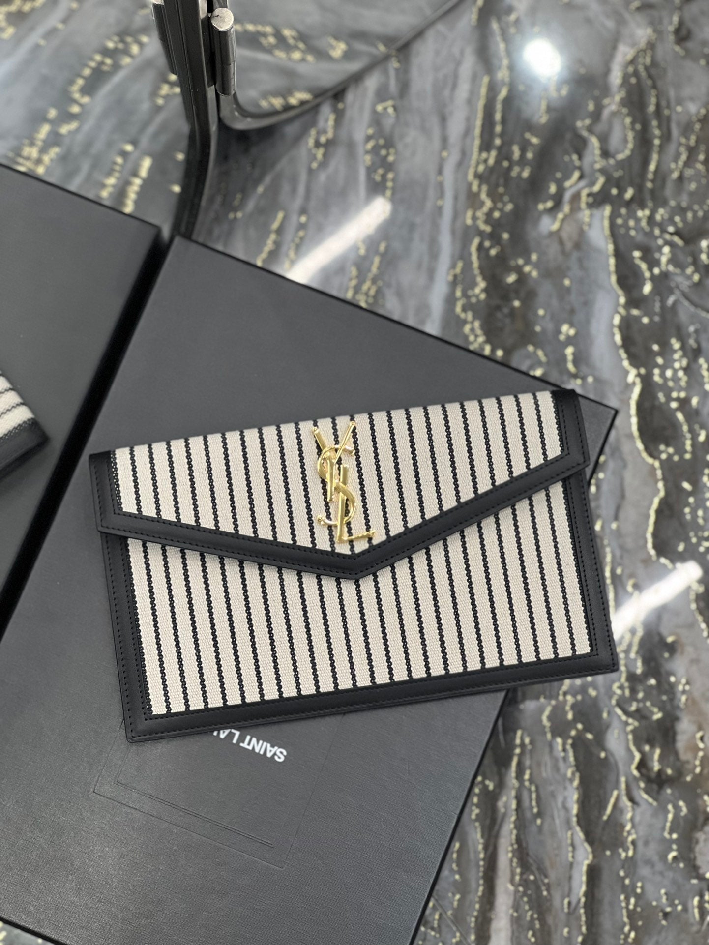 YSL Saint Laurent Uptown Clutch Bag