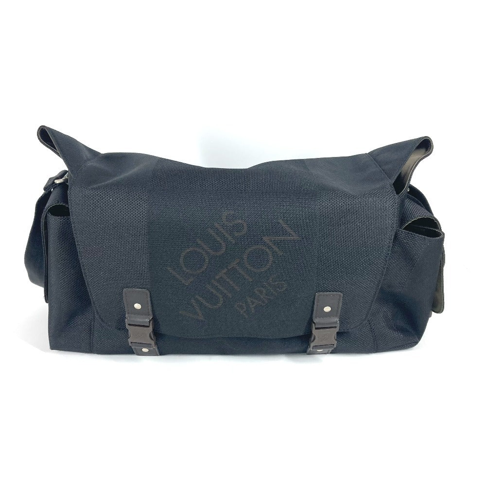 Louis Vuitton M93076 Damier Jean Damier Jean Canvas Black Shoulder Bag