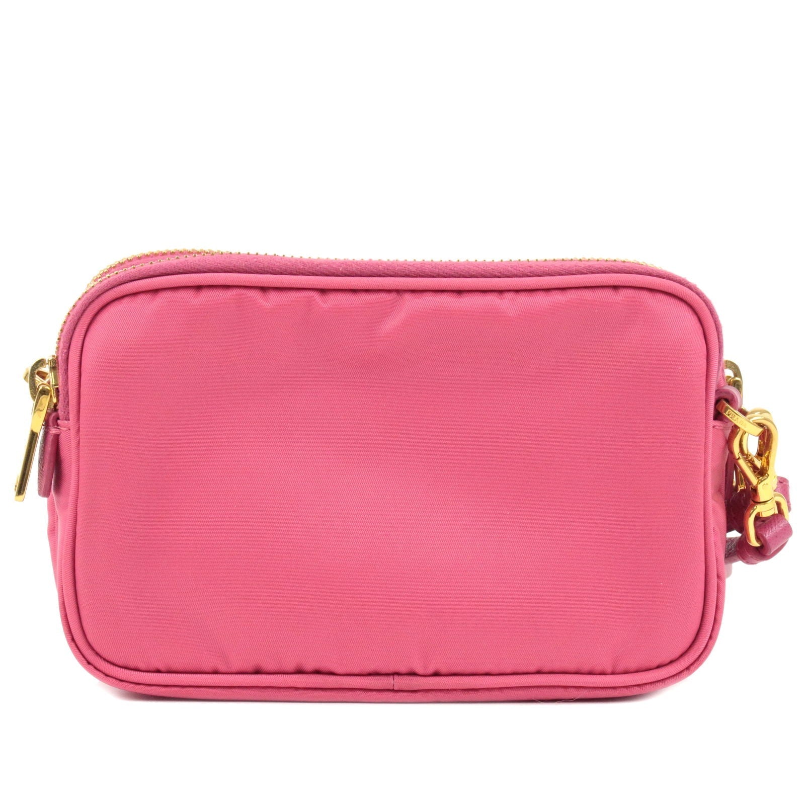 Prada Prada Logo Nylon Leather Shoulder Bag Mini Bag