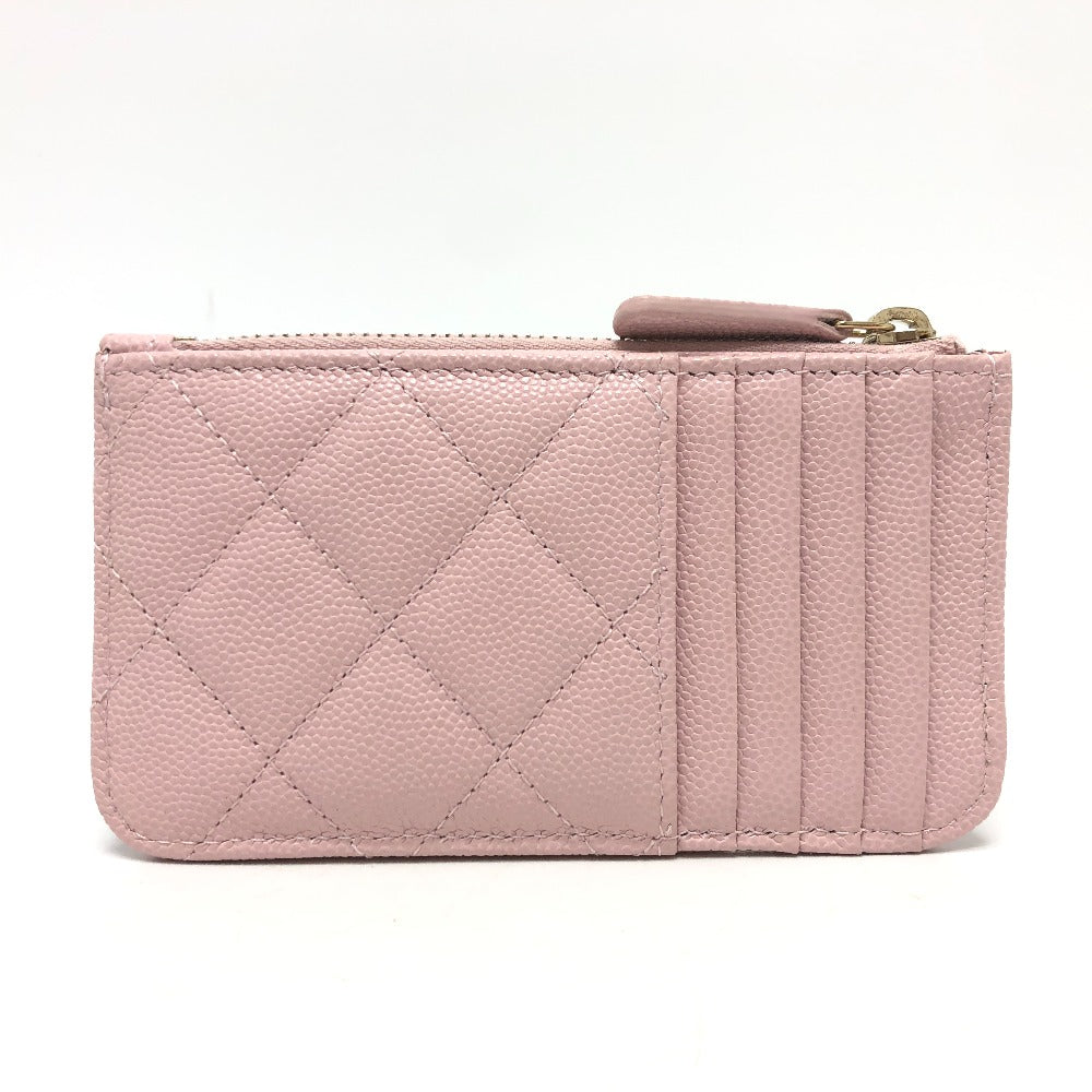Chanel Coin Caviar skin Matrasse COCO Mark Pink Handbag 5