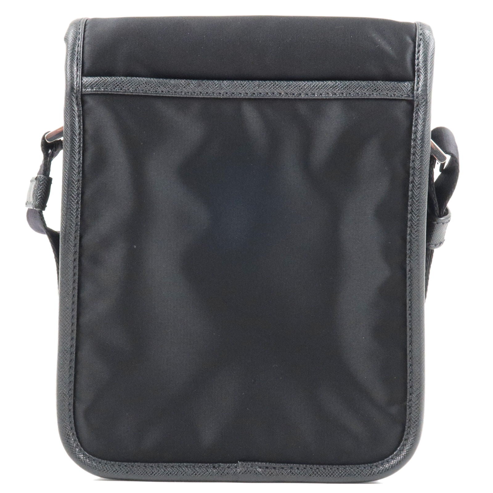 Prada Prada Logo Nylon Leather Shoulder Bag Nero Black 2Vd028 36057 10
