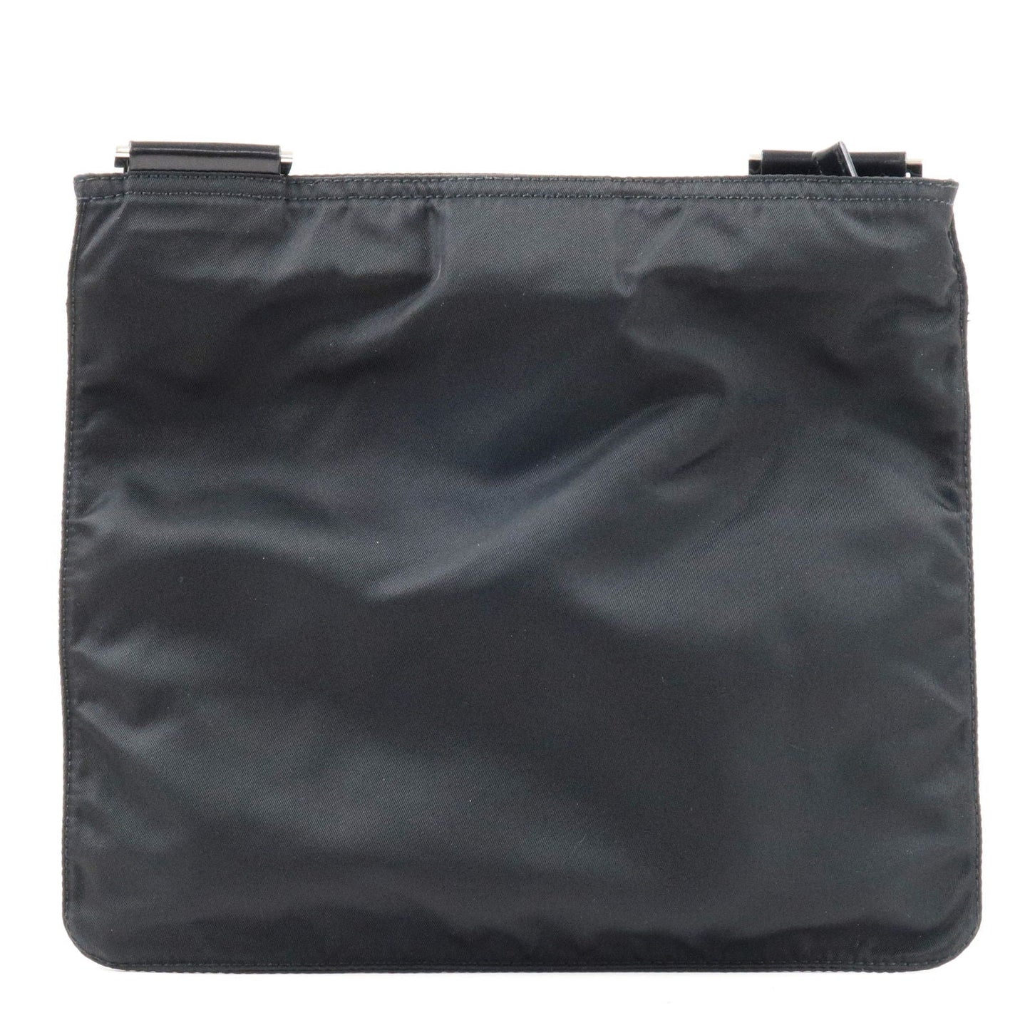 Prada Prada Logo Nylon Leather Crossbody Shoulder Bag Nero Crossbody Bag Bt0420 36081 17