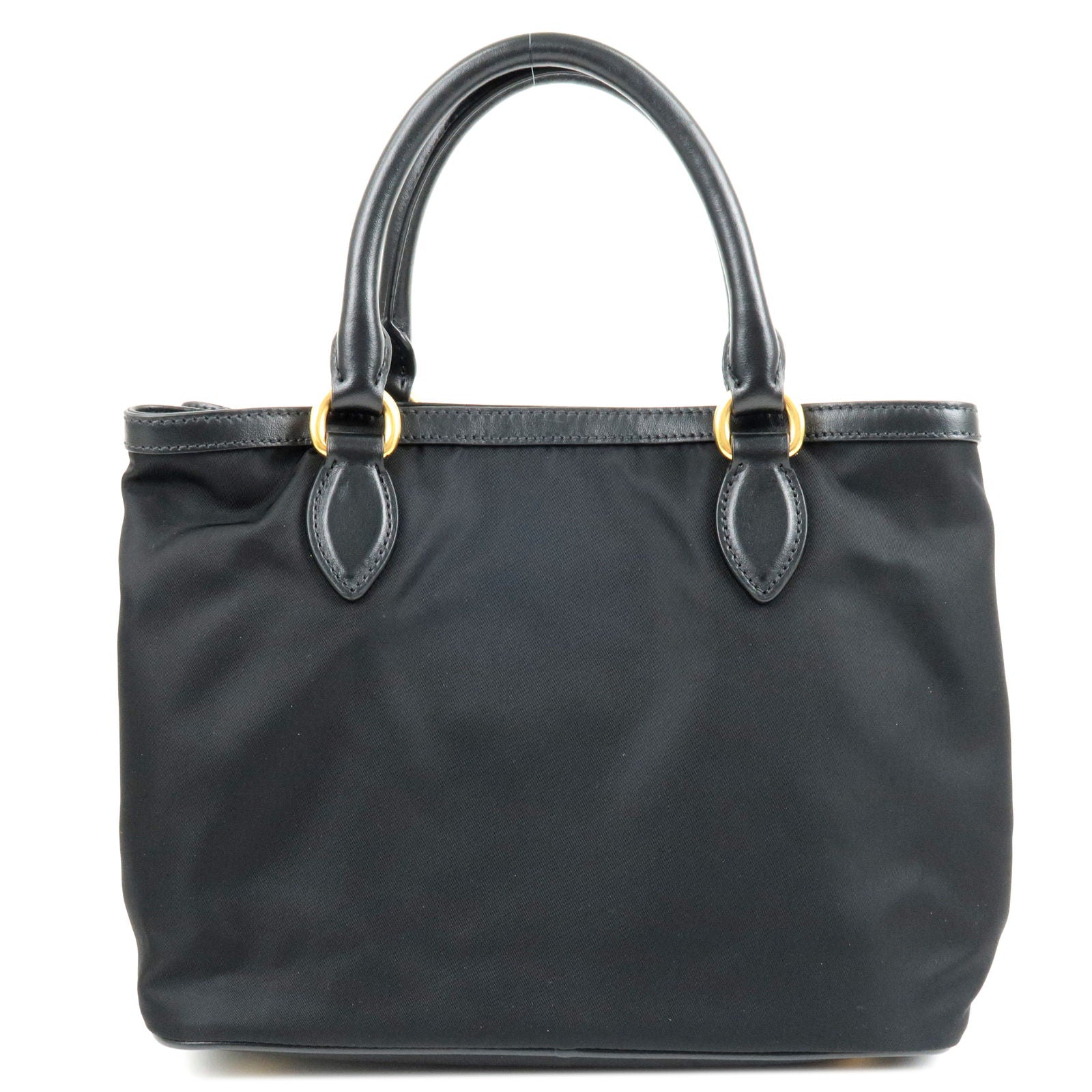 Prada Prada Logo Nylon Leather 2Way Bag Hand Bag Travel Bag 1Ba172 36182 5