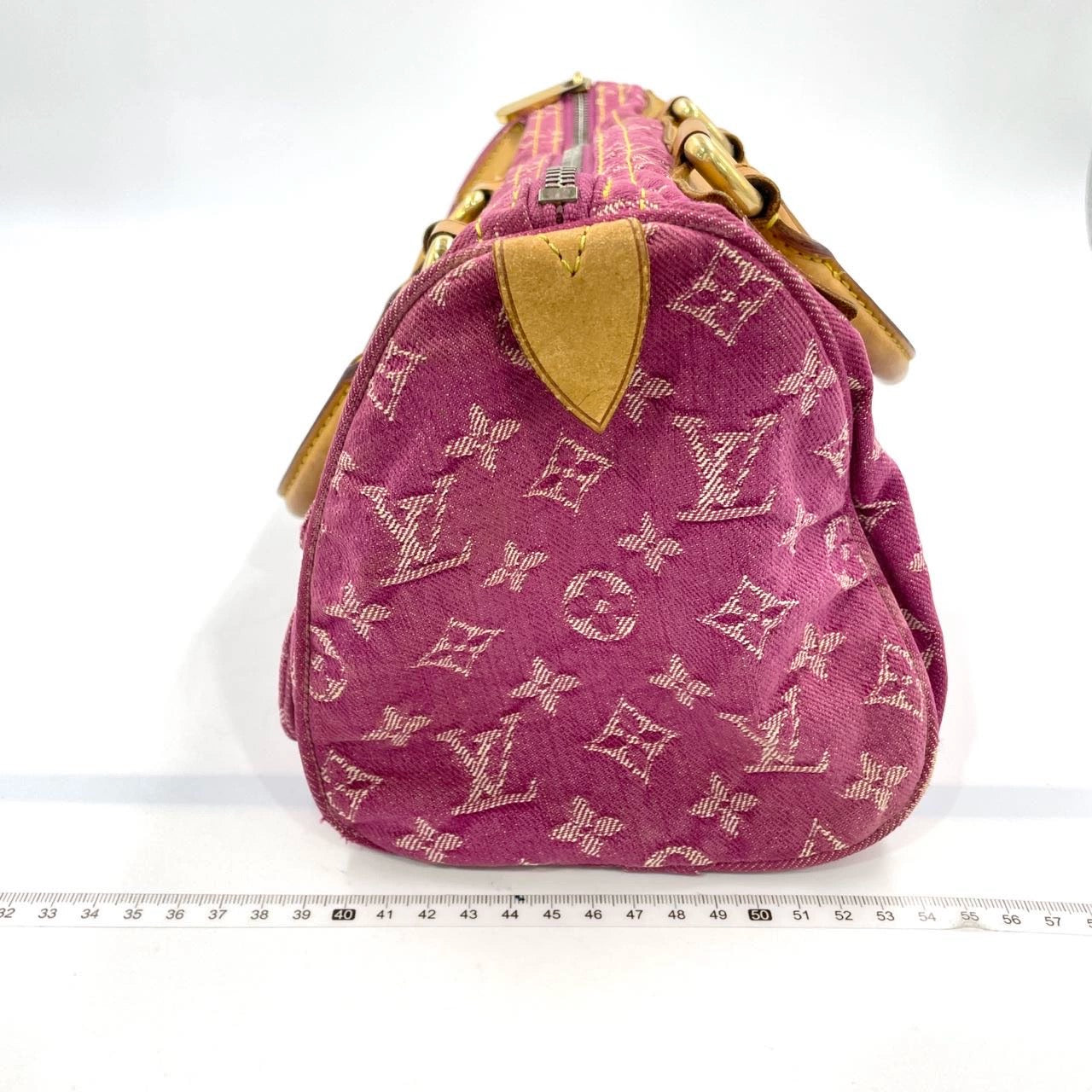 Louis Vuitton Denim Neo Speedy Boston Pink Travel Bag Pink 1