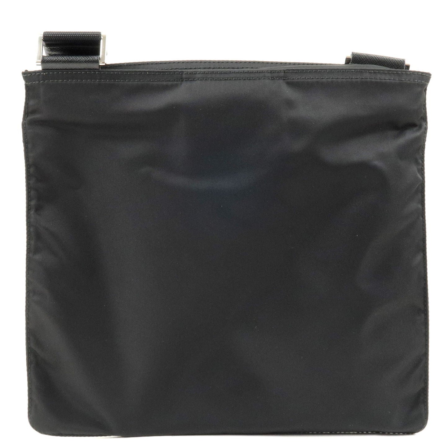 Prada Prada Logo Nylon Leather Shoulder Bag Nero Black 1Bh978 36235 12