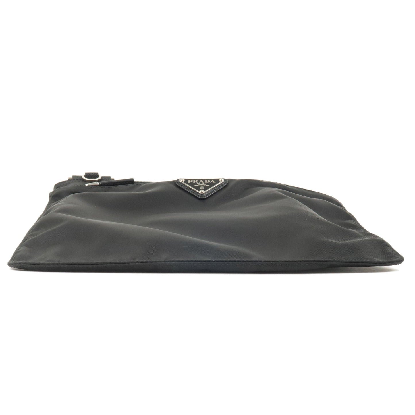 Prada Prada Logo Nylon Leather Shoulder Bag Nero Black 1Bh978 36235 12