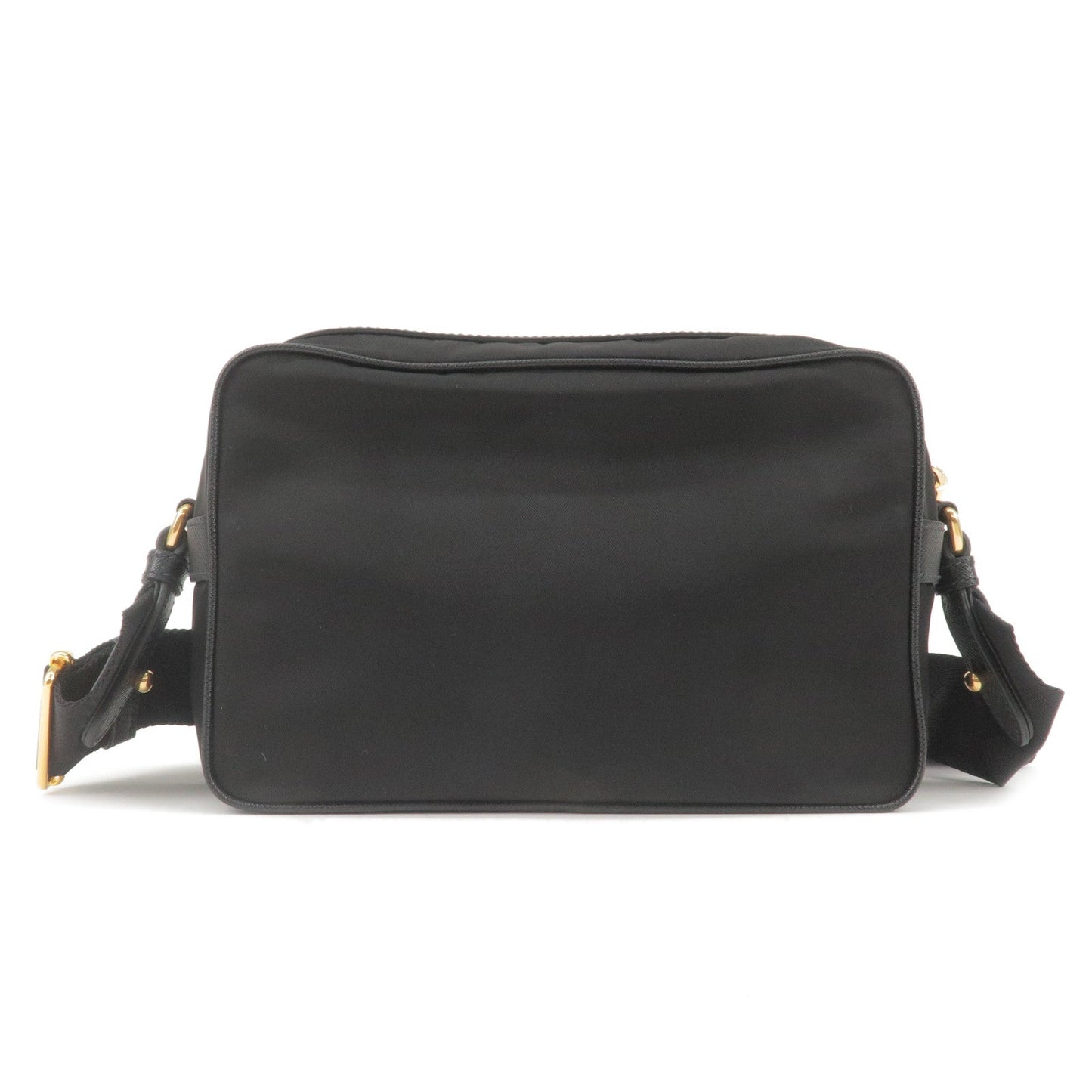 Prada Prada Logo Nylon Leather Shoulder Bag Nero Black 1Bh089 36268 18