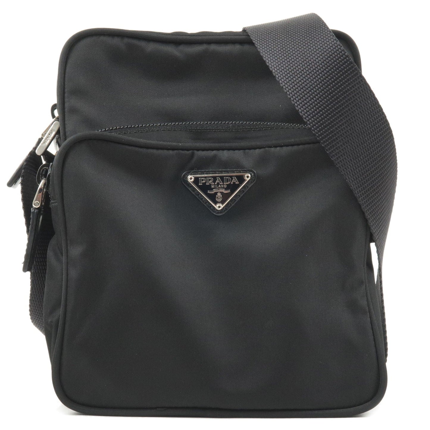 Prada Prada Leather Hand Bag Pouch Purse Crossbody Bag