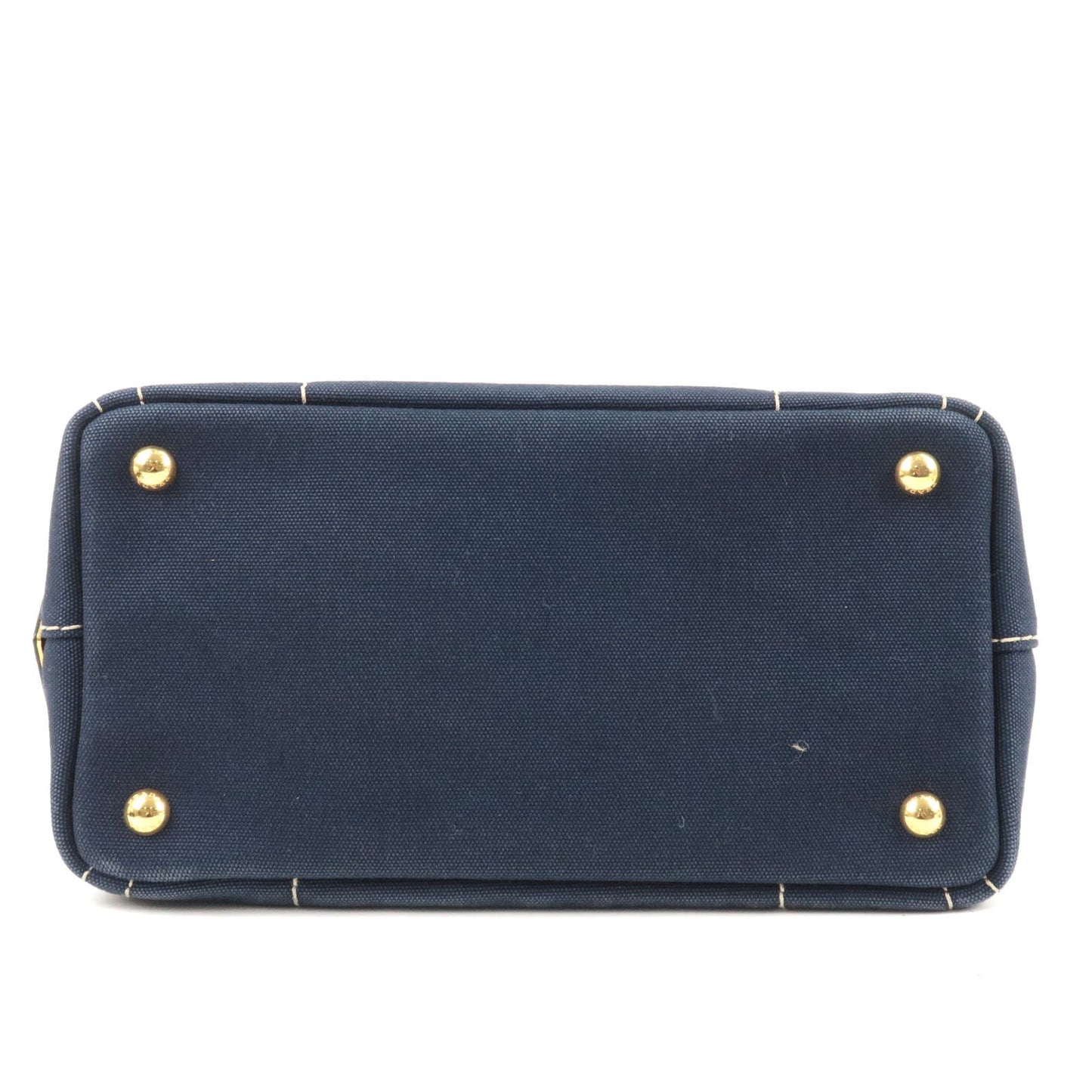 Prada Prada Canapa Mini Canvas 2Way Tote Bag Baltico
