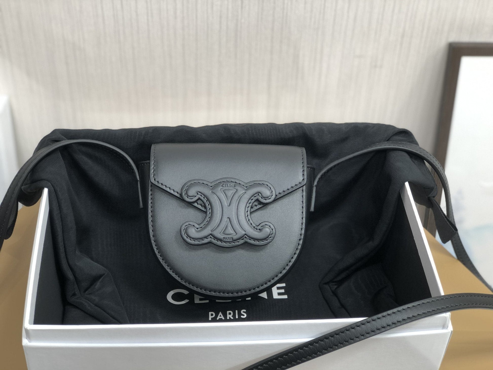 Top Quality Besatop Quality Cuir Triomphe For Black Mini Travel Bag