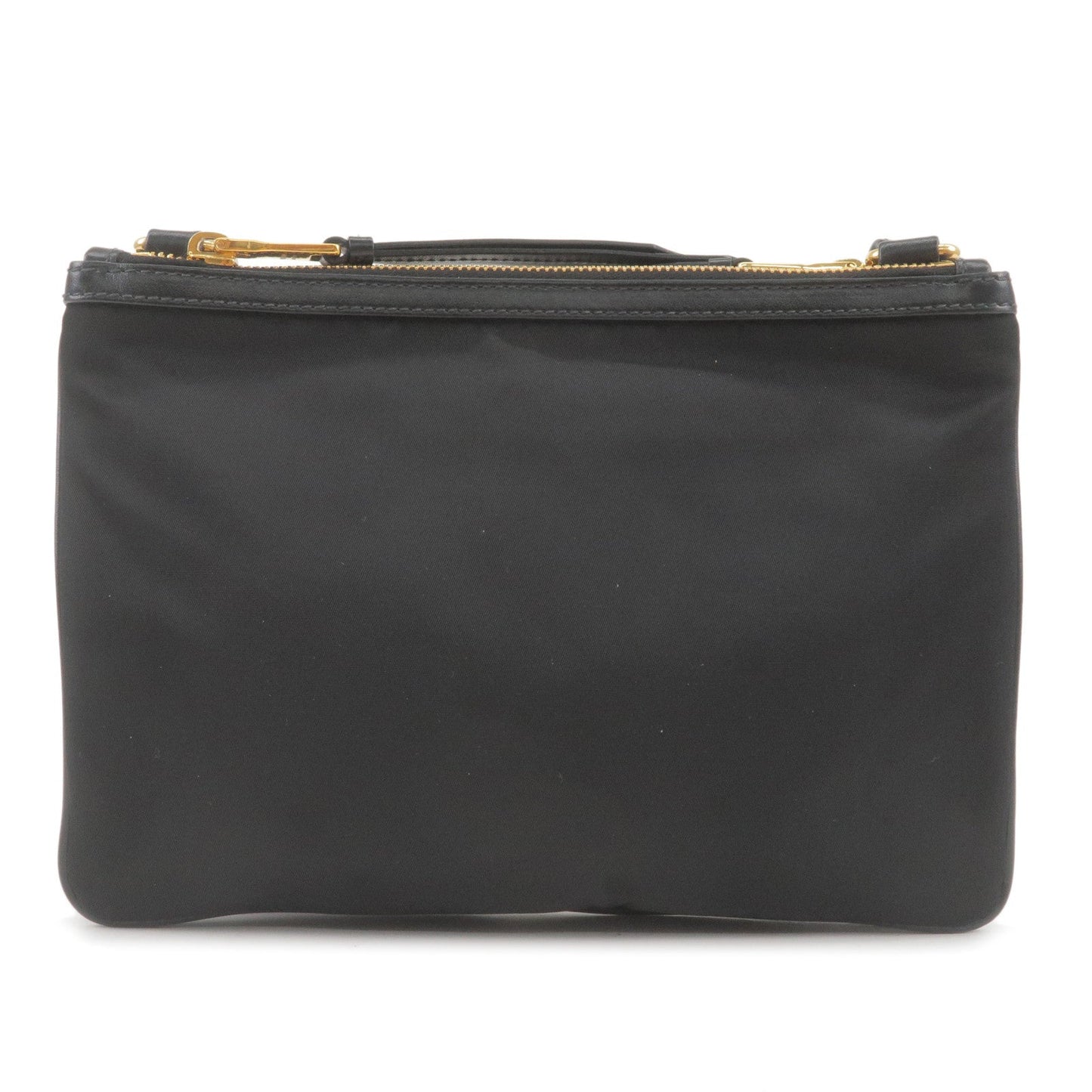 Prada Prada Logo Nylon Leather Shoulder Bag Nero Black 1Bh046 36412 7