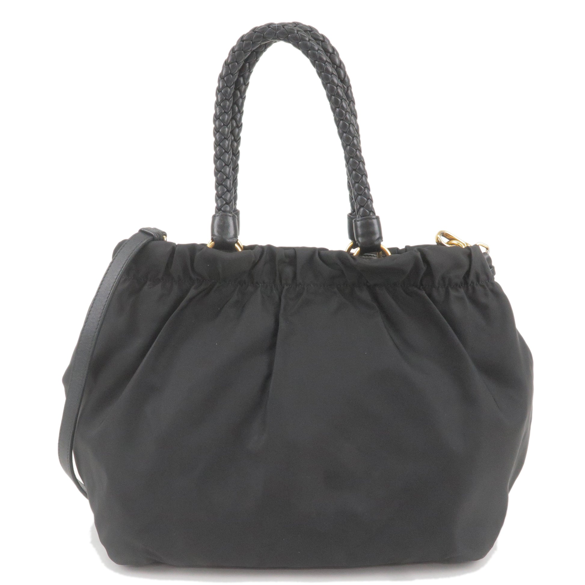Prada Prada Logo Nylon Leather 2Way Bag Hand Bag Travel Bag Bn1970 36444 11