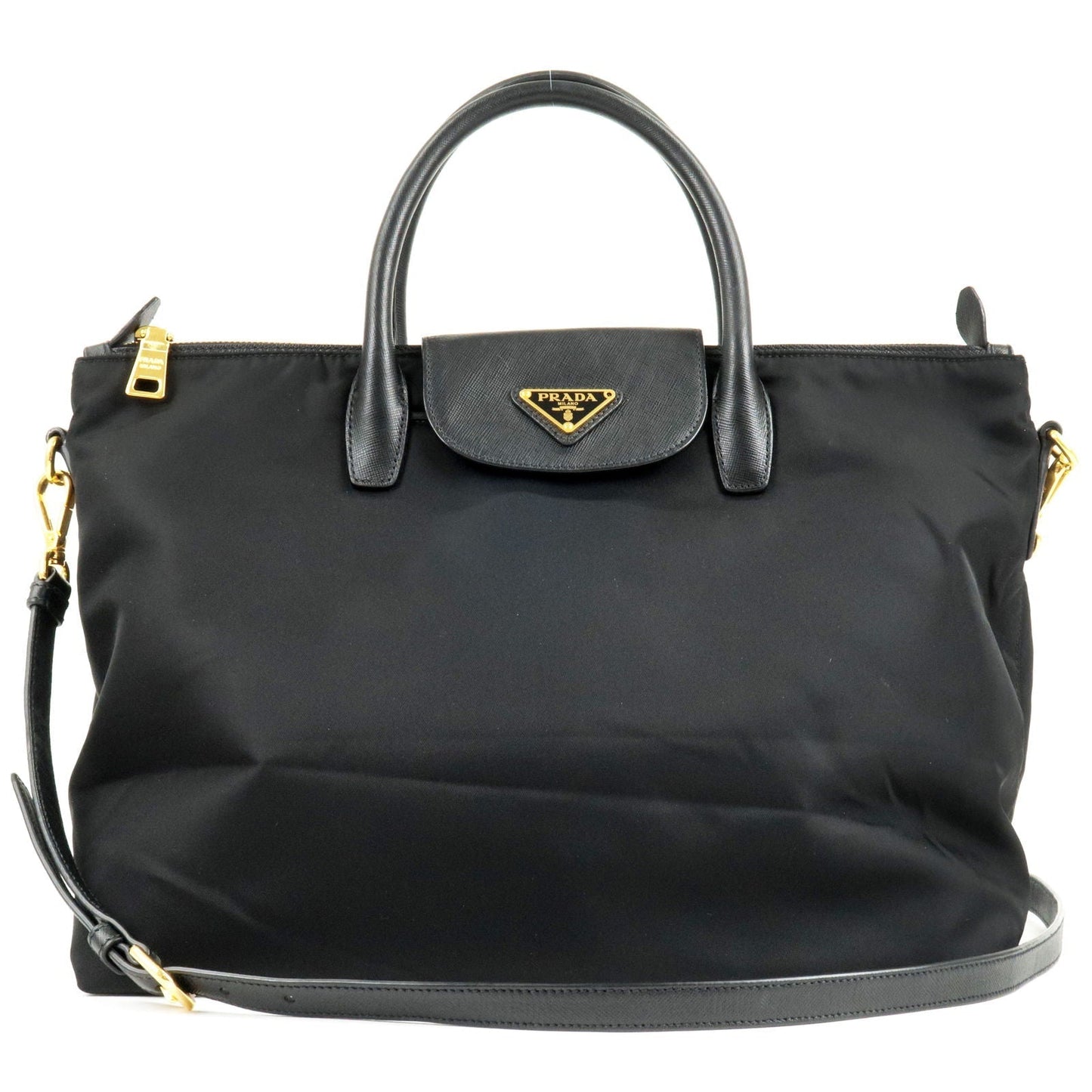 Prada Prada Logo Nylon Leather 2Way Bag Shoulder Bag