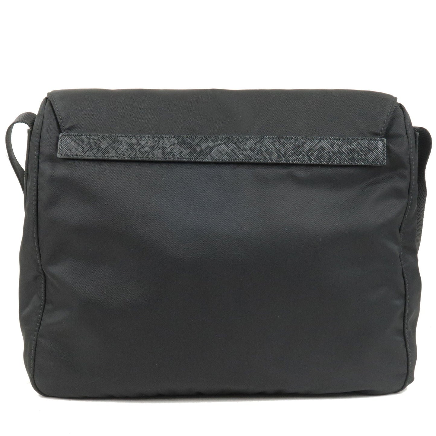 Prada Prada Logo Nylon Leather Shoulder Bag Nero Black 1Bd994 36550 12