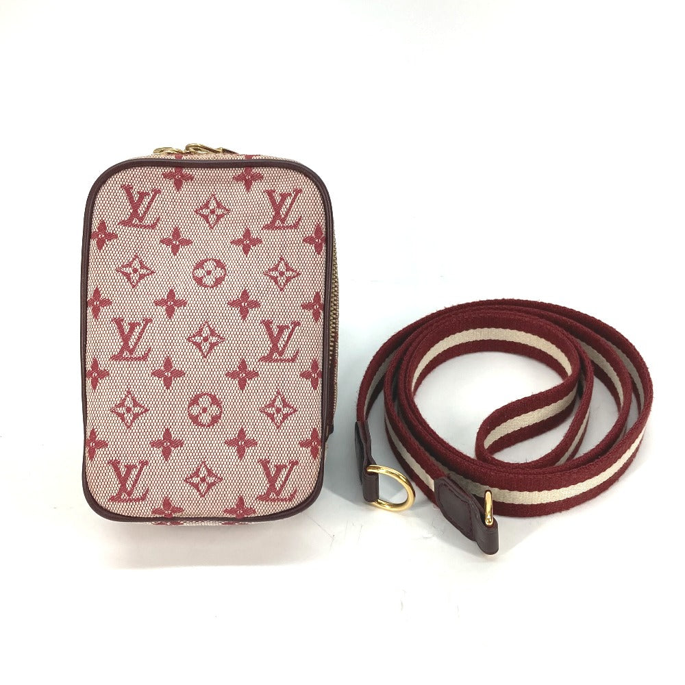 Louis Vuitton Pouch M60001 US Digital Monogram Canvas Red Mini Bag