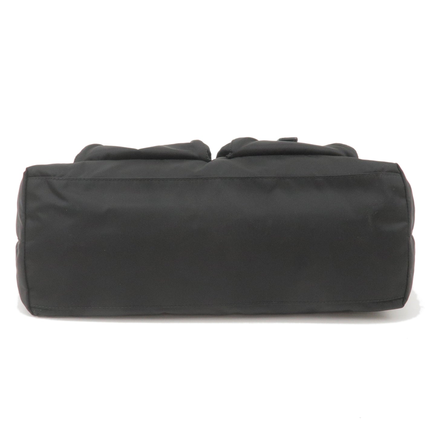 Prada Prada Logo Nylon Leather Tote Bag Hand Bag