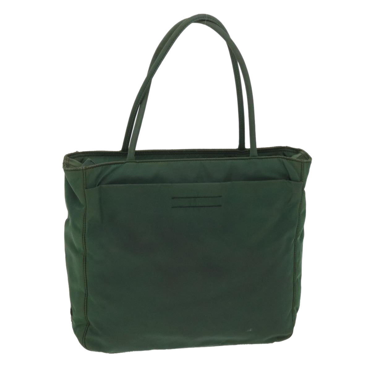 Prada Hand Bag Nylon Green Travel Bag