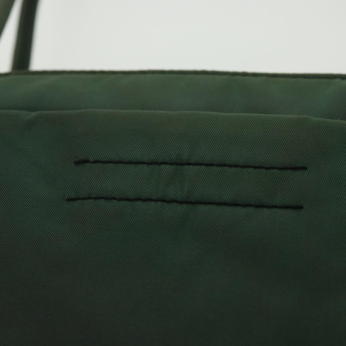 Prada Hand Bag Nylon Green Travel Bag