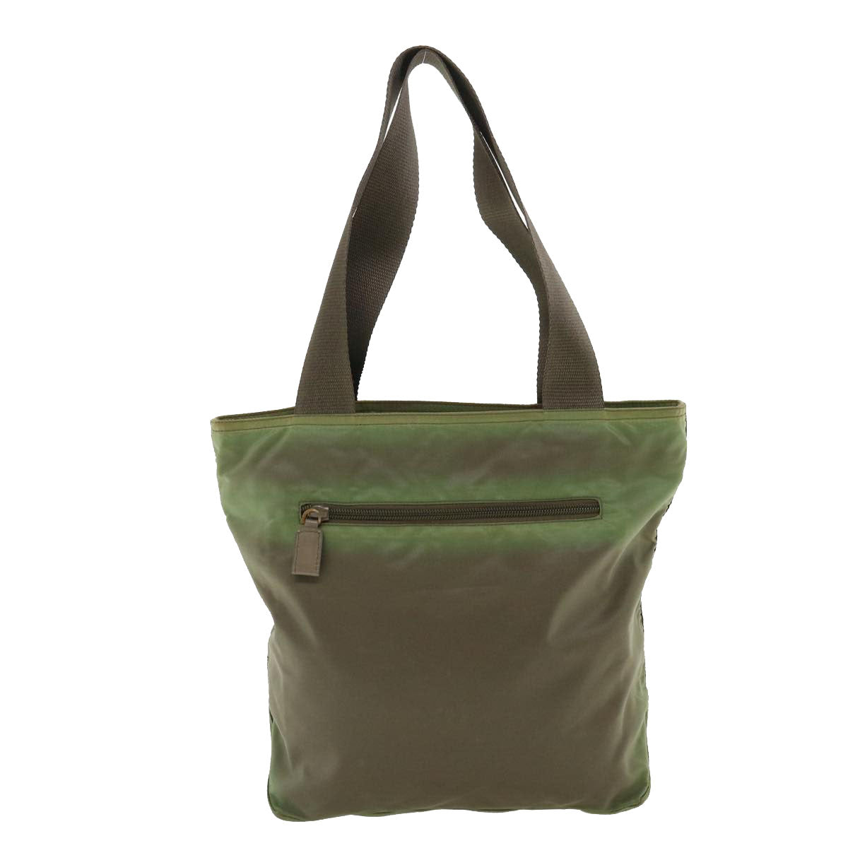 Prada Shoulder Bag Khaki Nylon Nylon Khaki 36647