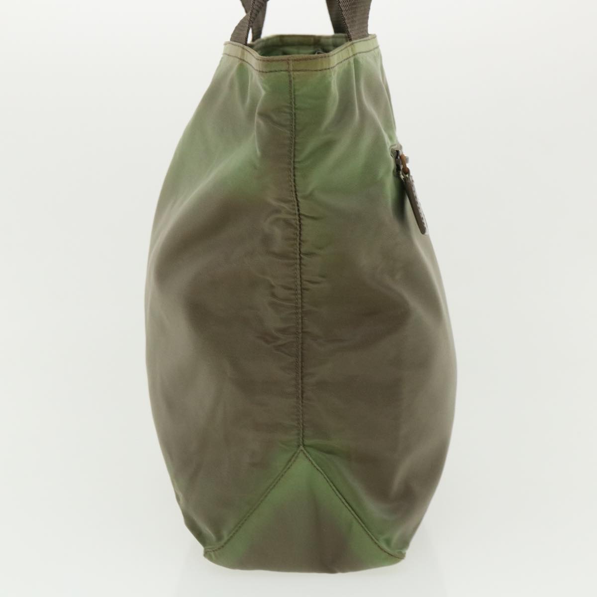 Prada Shoulder Bag Khaki Nylon Nylon Khaki 36647
