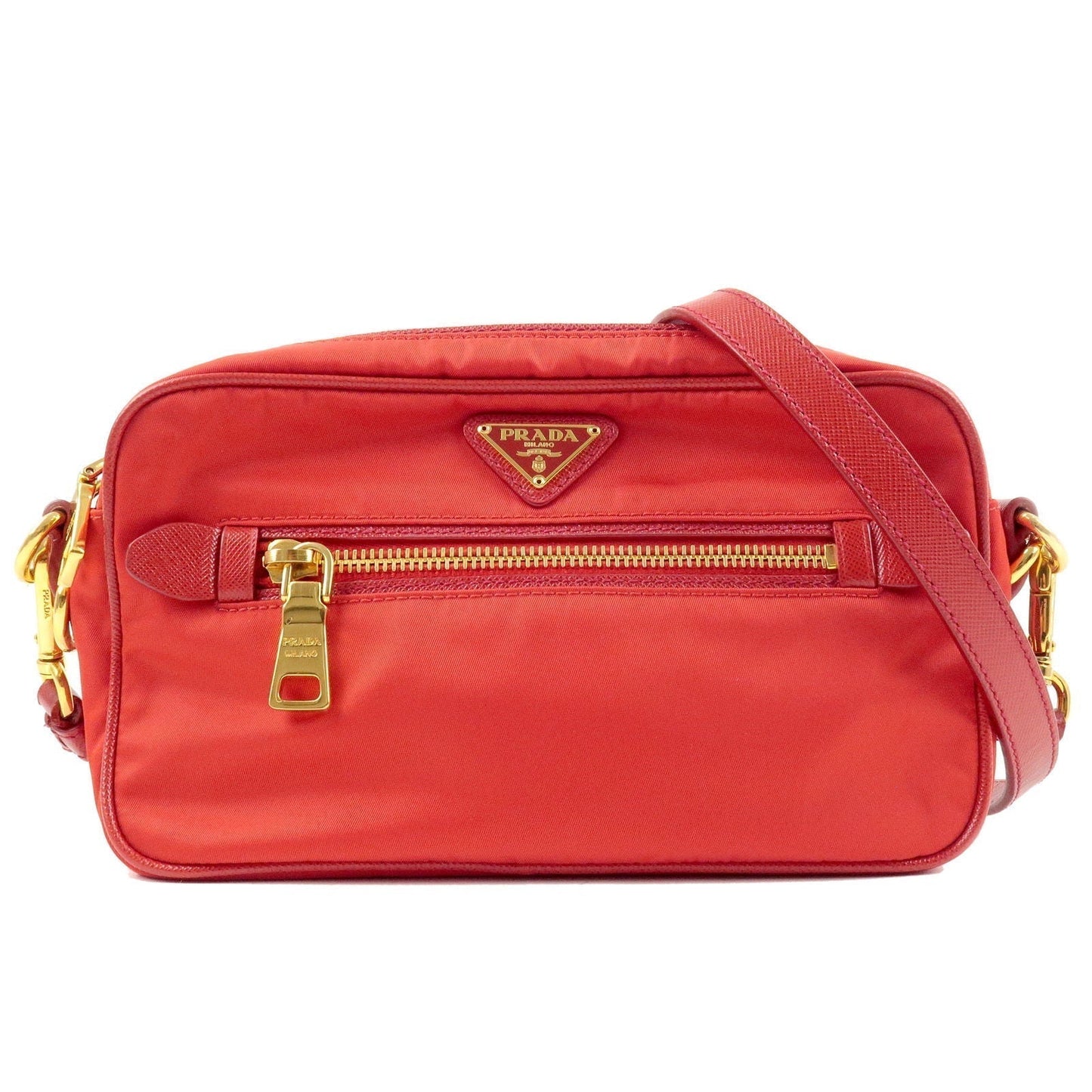 Prada Prada Logo Nylon Leather Shoulder Bag Crossbody Bag Bt0773 36662 11