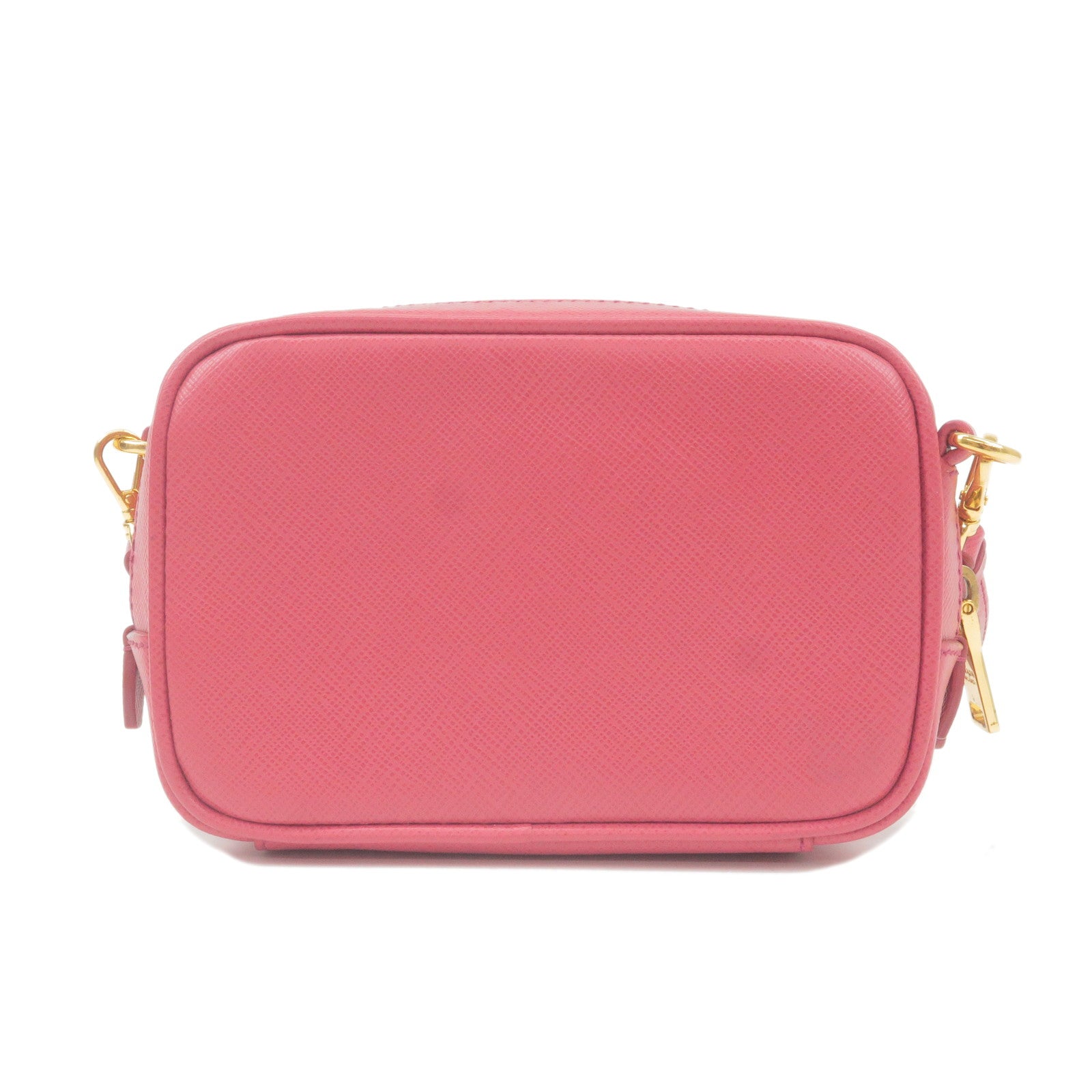 Prada Prada Logo Leather Crossbody Shoulder Bag Pink 1N1674 Crossbody Bag 1N1674 36692 1