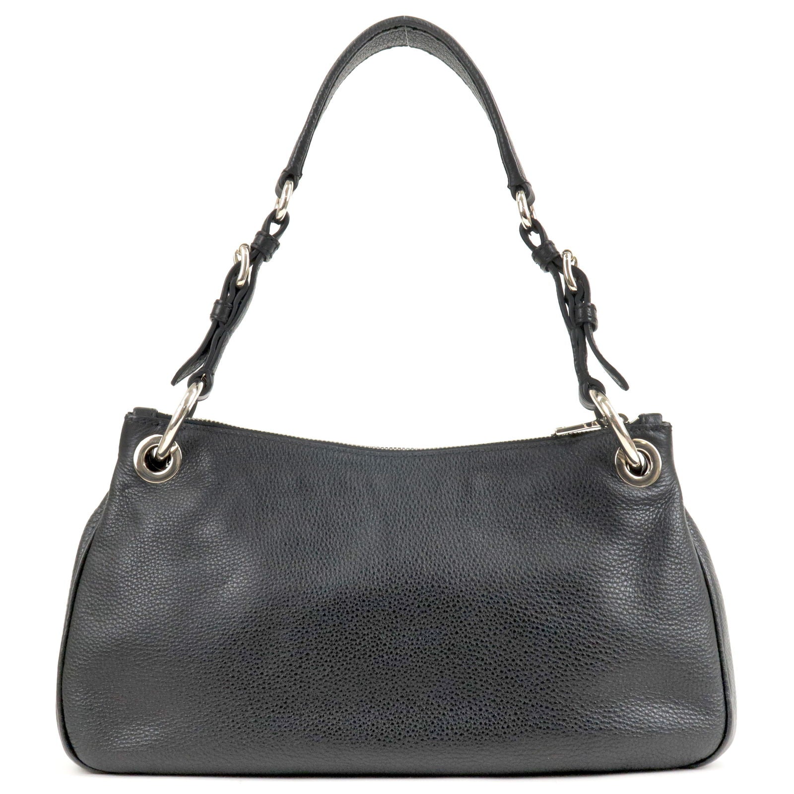 Prada Phenix Shoulder Bag Nero Leather Vitello Black