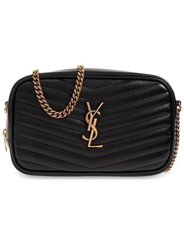 YSL Saint Laurent Saint Laurent Trending Lou Cross Bag Leather Black Travel Bag