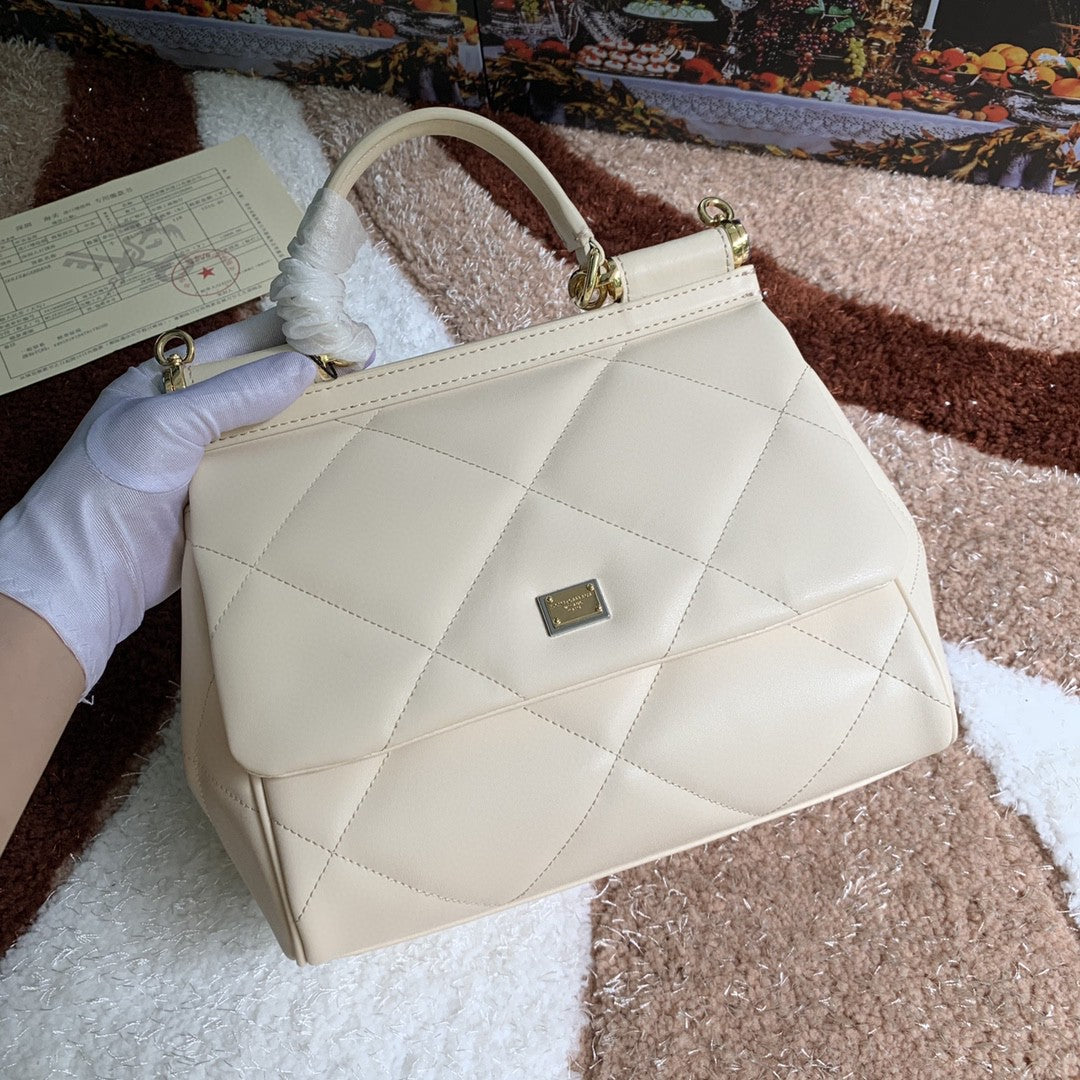 Metop Qualityum Sicily Top Quality6002Aw59180002 Quilted White Travel Bag