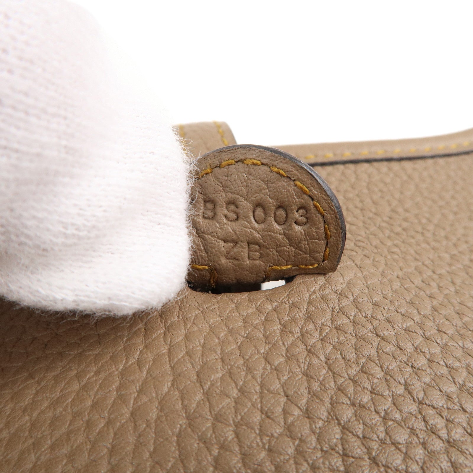 Hermes Luxury Taurillon Clemence Evelyne Tpm Shoulder Bag Brown
