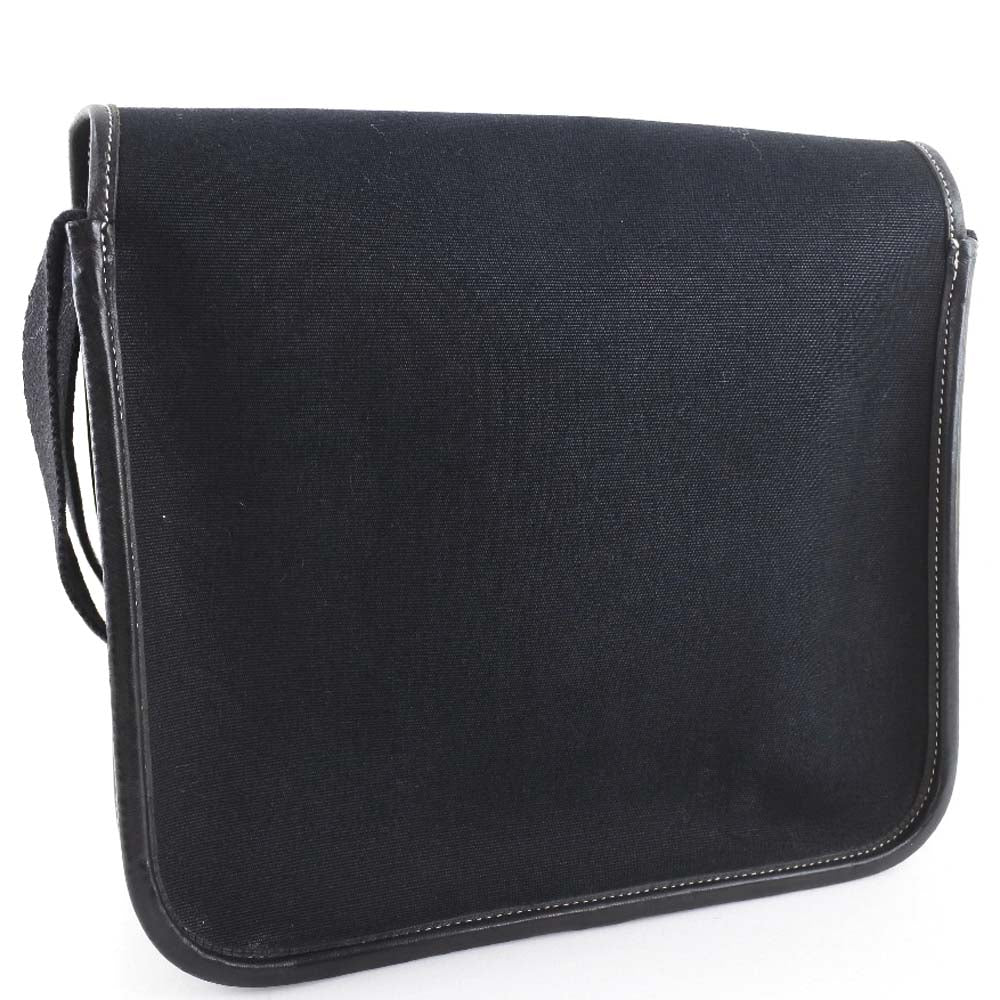 Hermes Shoulder Bag Buenaben Women Canvas Black