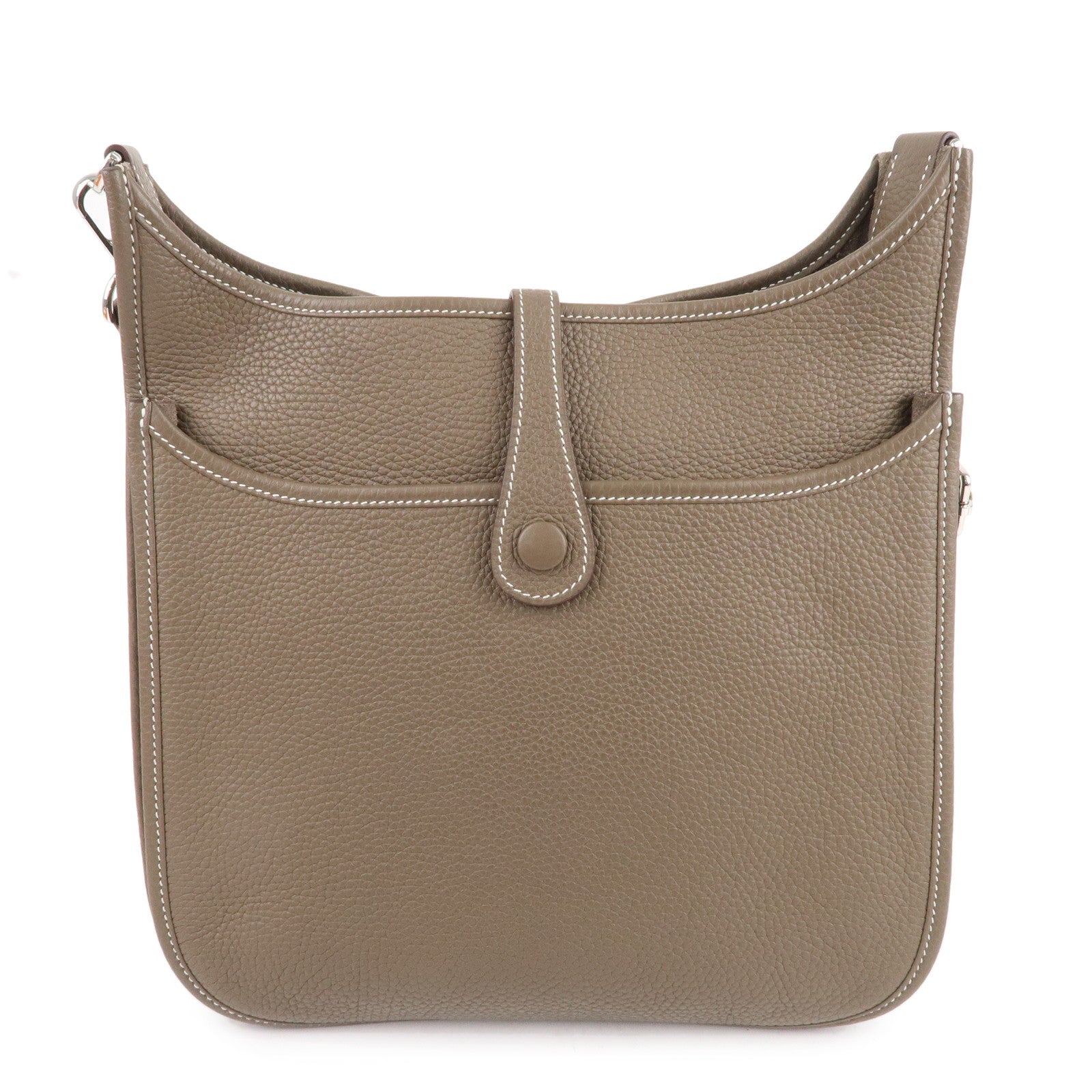 Hermes Luxury Taurillon Clemence Evelyne Pm Shoulder Bag