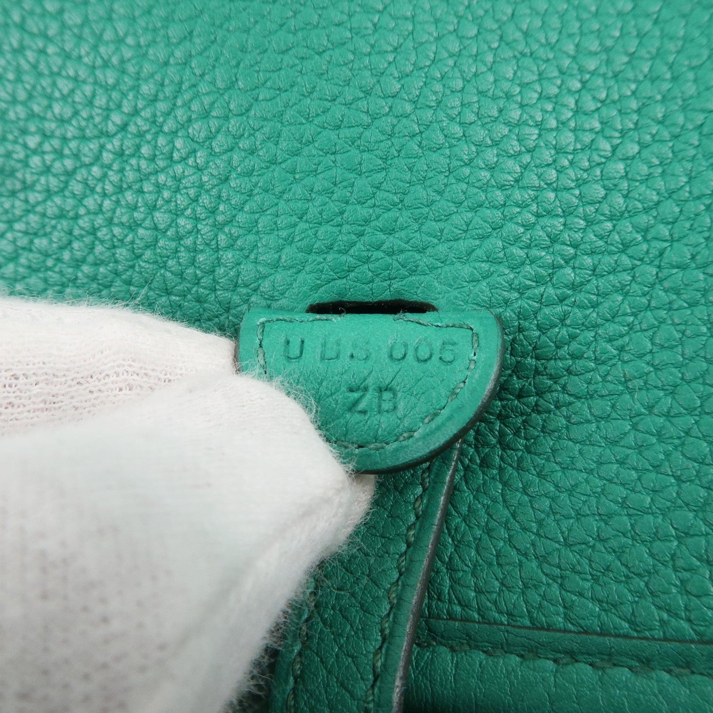 Hermes Luxury Taurillon Clemence Evelyne Tpm Amazon Shoulder Green Shoulder Bag